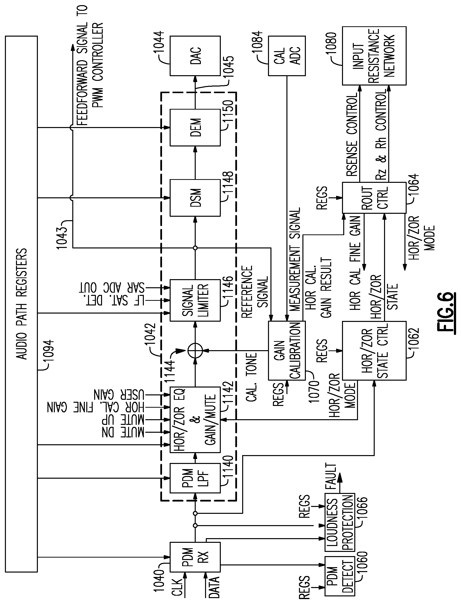 Patent US12445096 Figure 4 – Output capacitance distortion correction for audio amplifiers