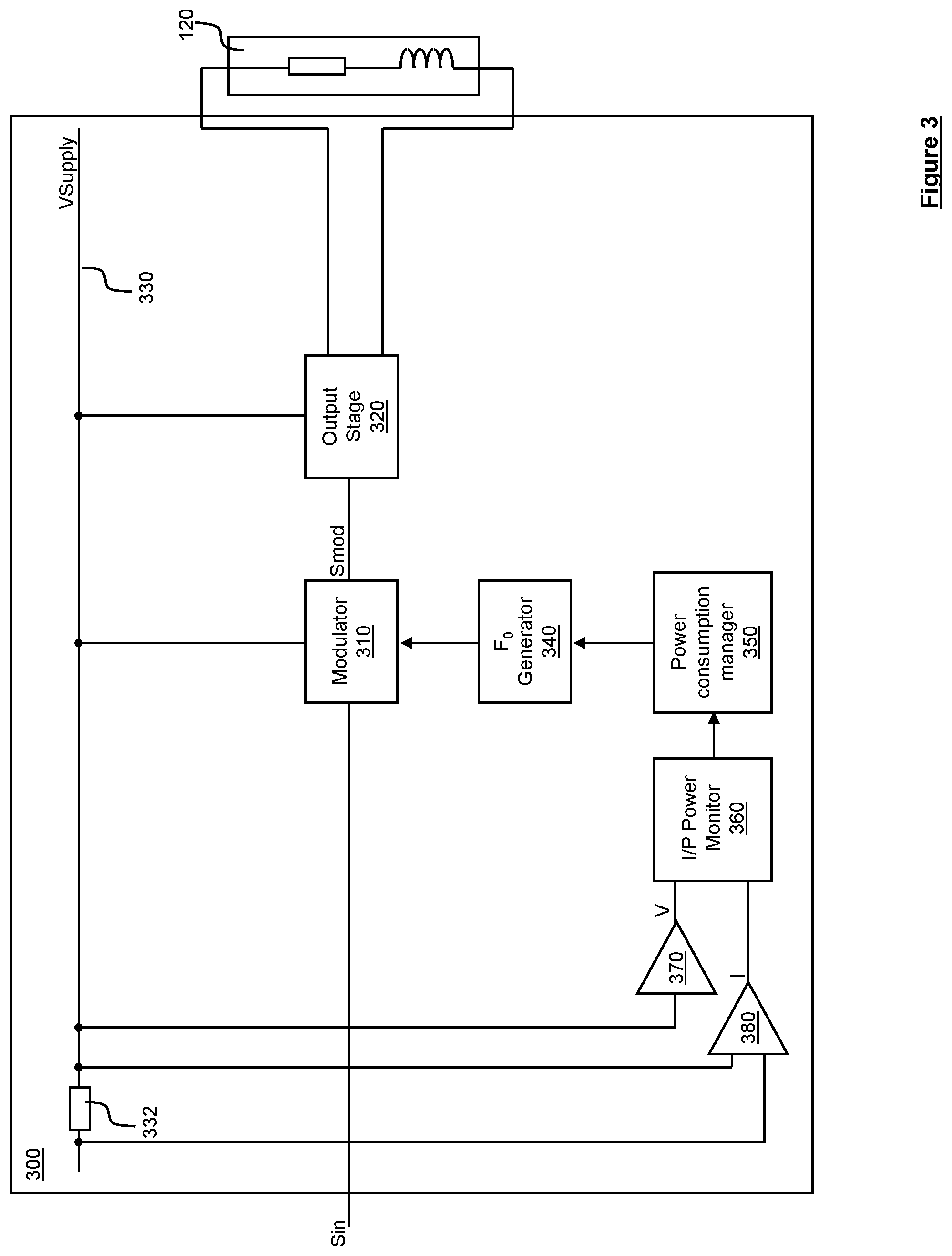 Patent US12445098 Figure 3 – Switching amplifier circuitry