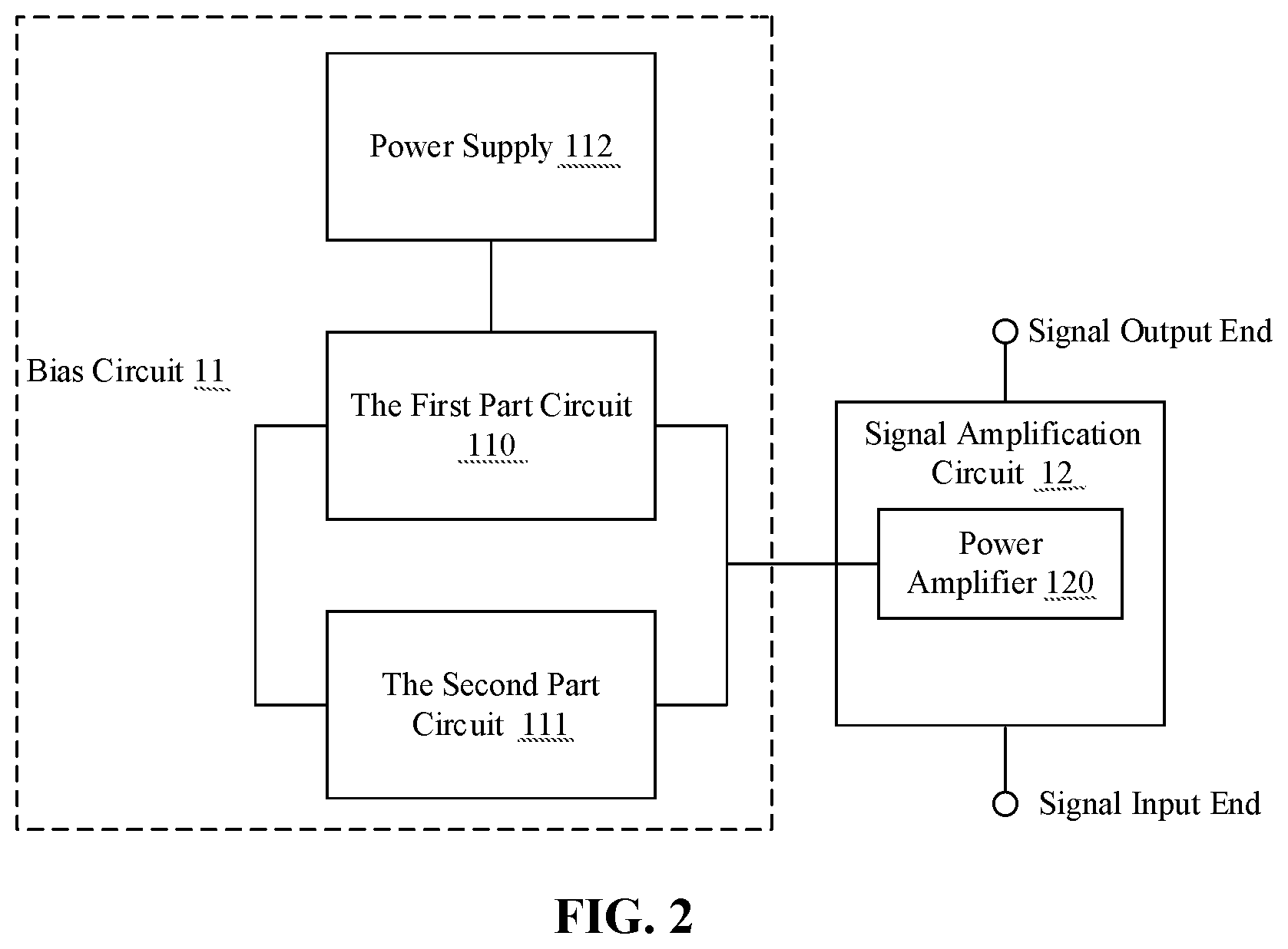 Patent US12445099 Figure 2 – Bias circuit of power amplifier, device and equipment