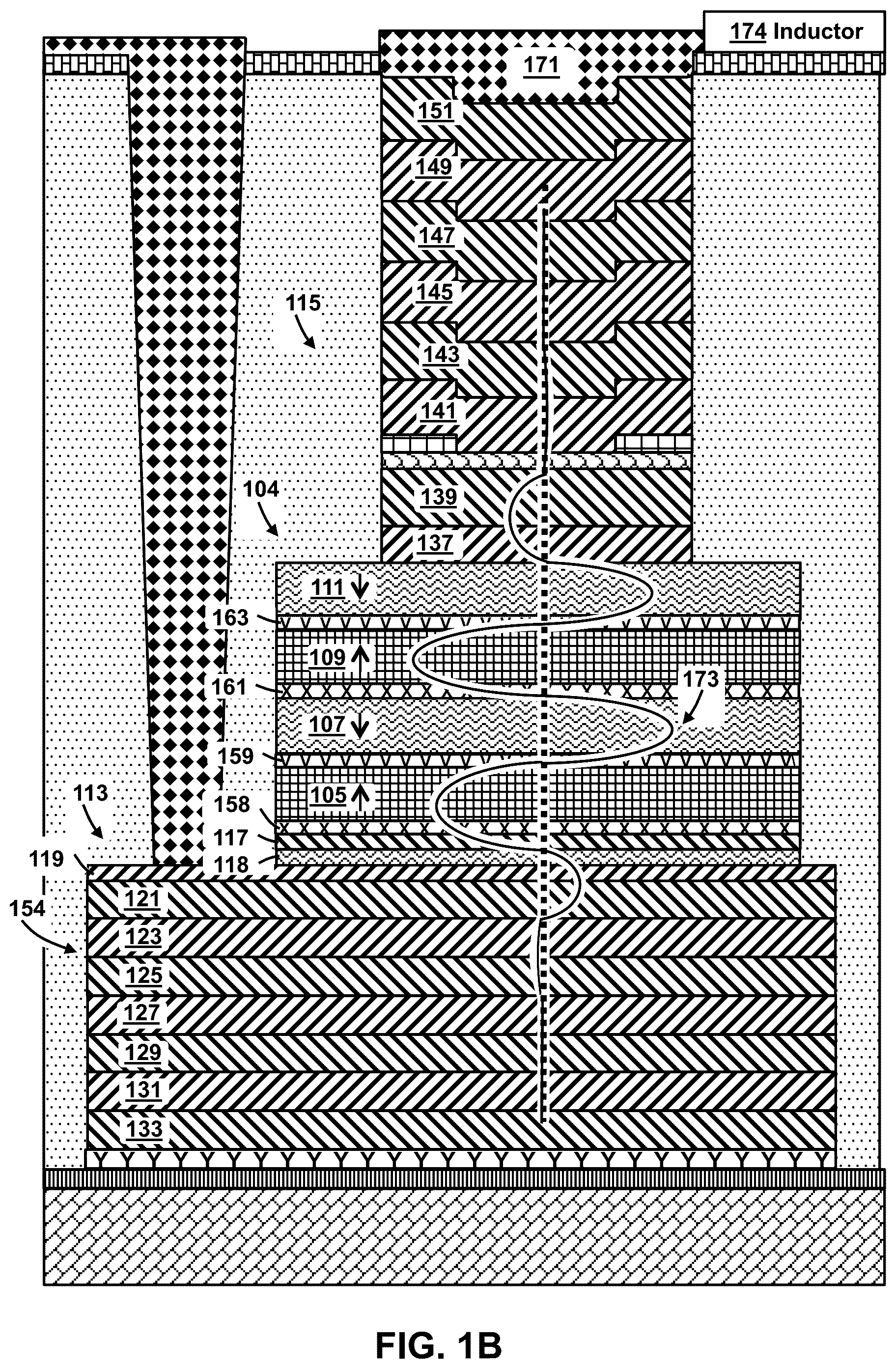 Patent US12445109 Figure 6 – Structures, acoustic wave resonators, layers, devices and systems