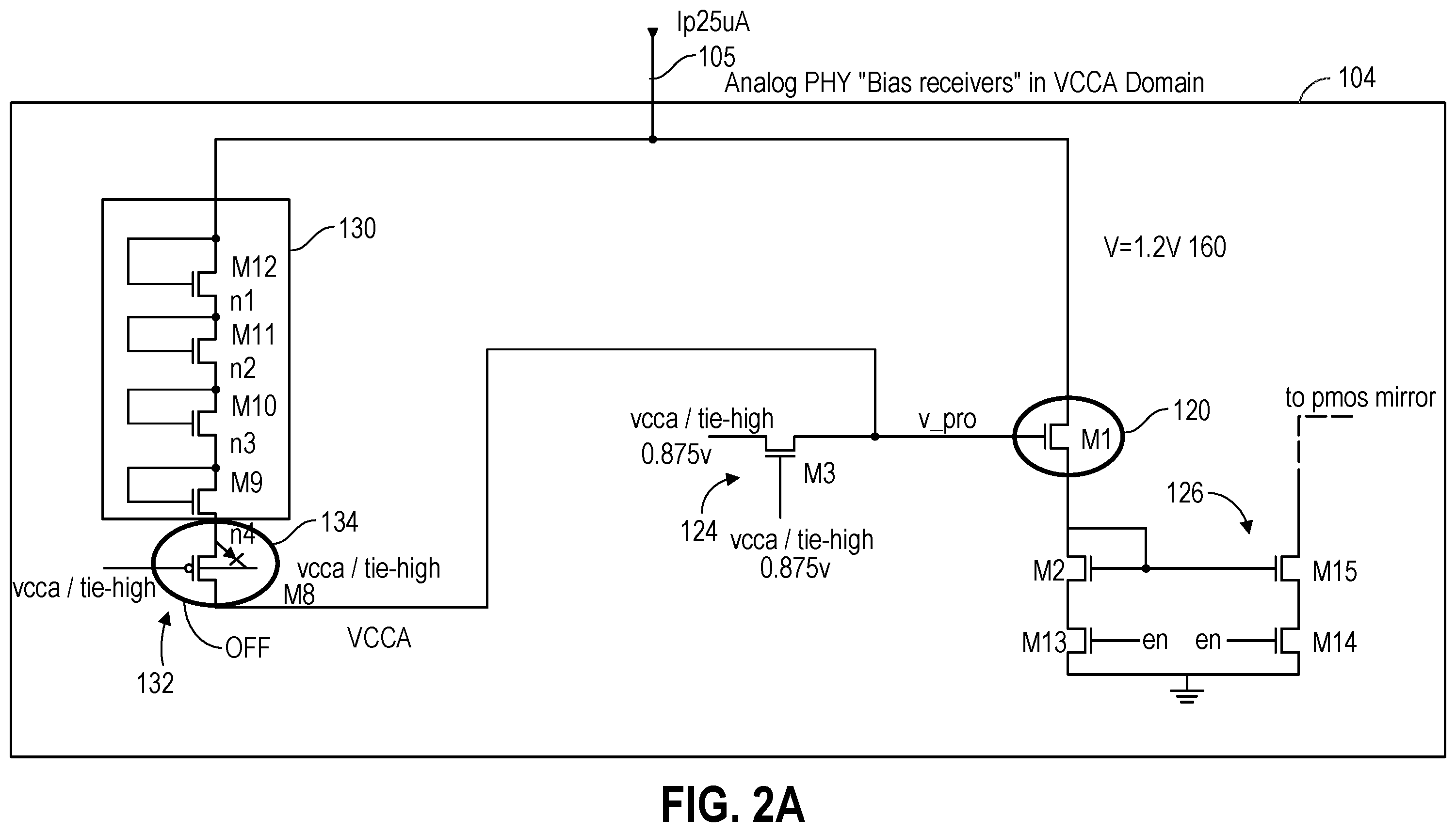 Patent US12445124 Figure 2 – Voltage aware bias receiver in an analog node