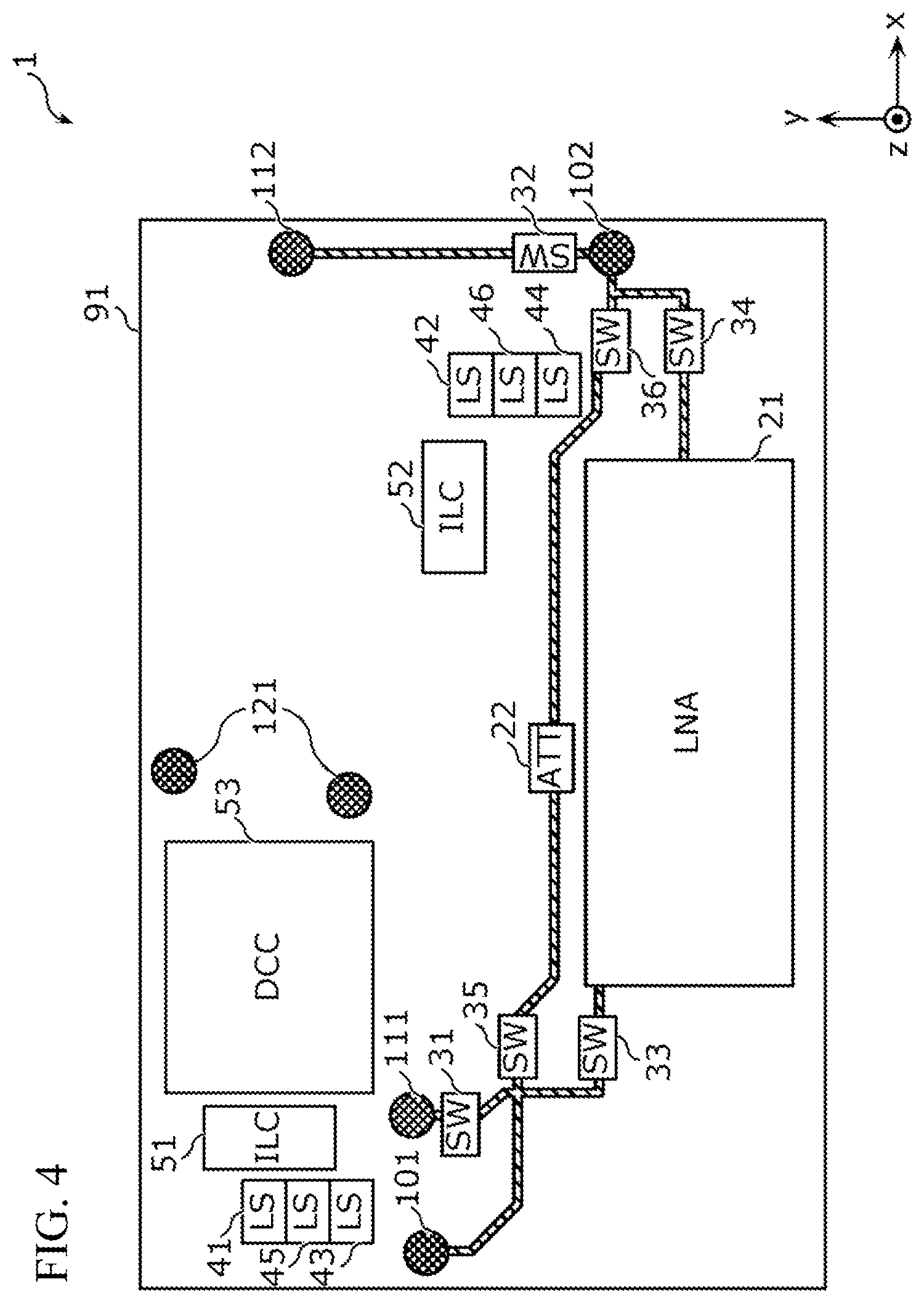 Patent US12445125 Figure 4 – Switching circuit