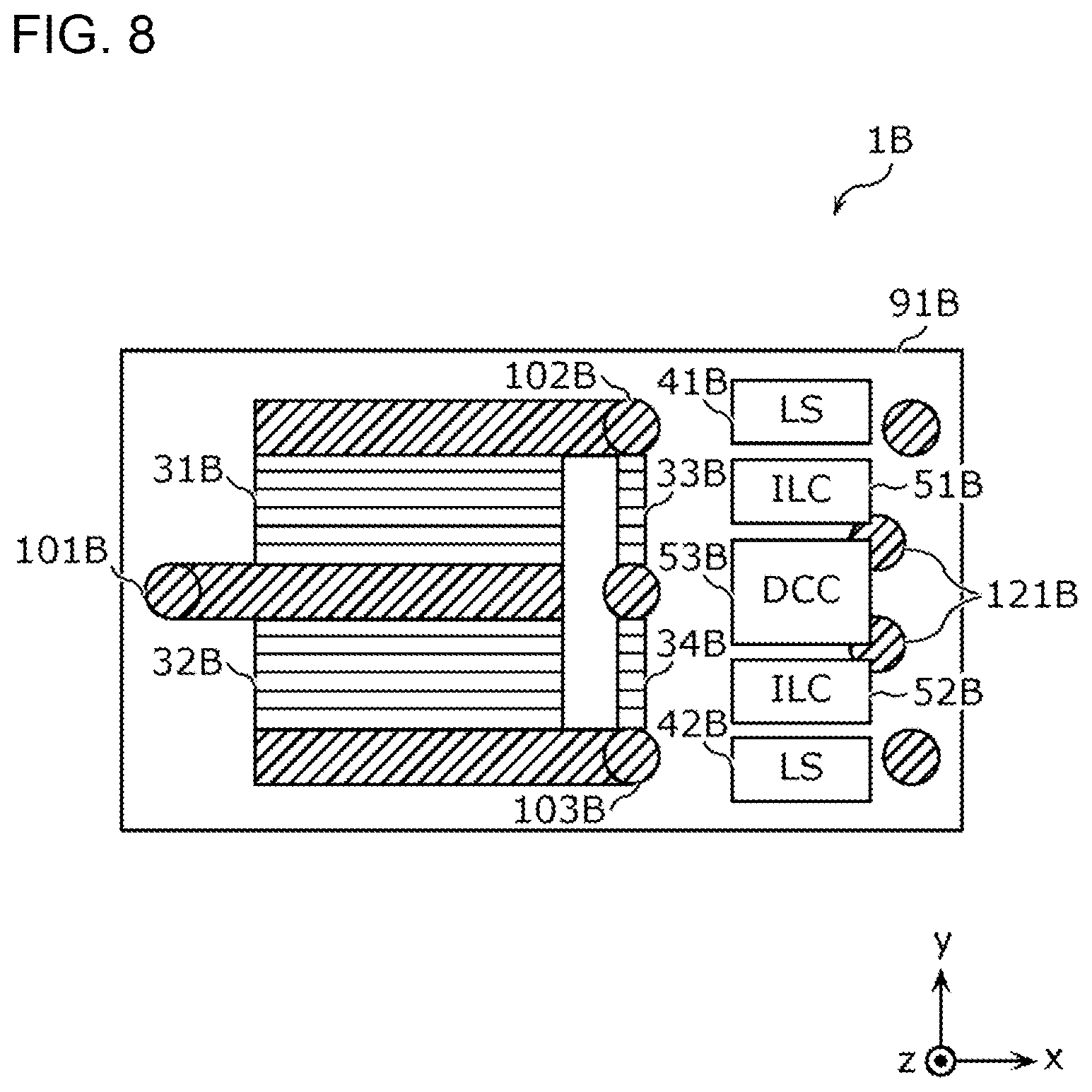 Patent US12445125 Figure 8 – Switching circuit