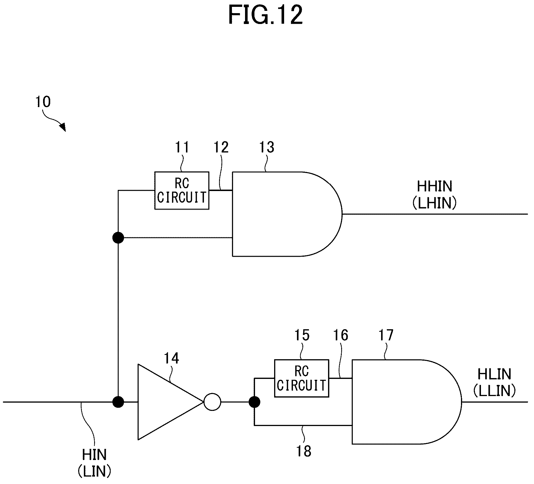 Patent US12445127 Figure 12 – Drive circuit