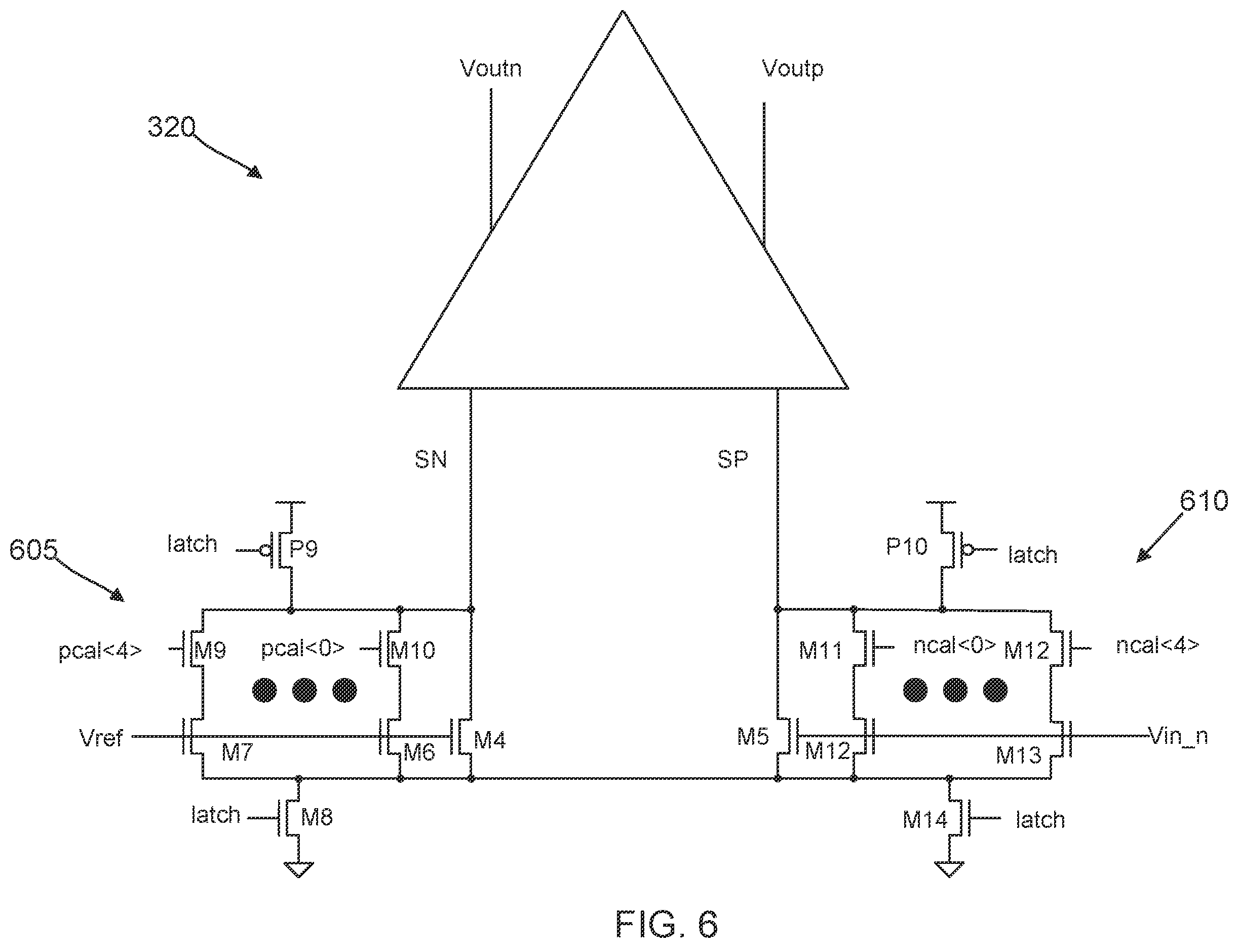 Patent US12445143 Figure 6 – Analog-to-digital converter having time-constant tuning with pulse-width-based reference current and resistance searching