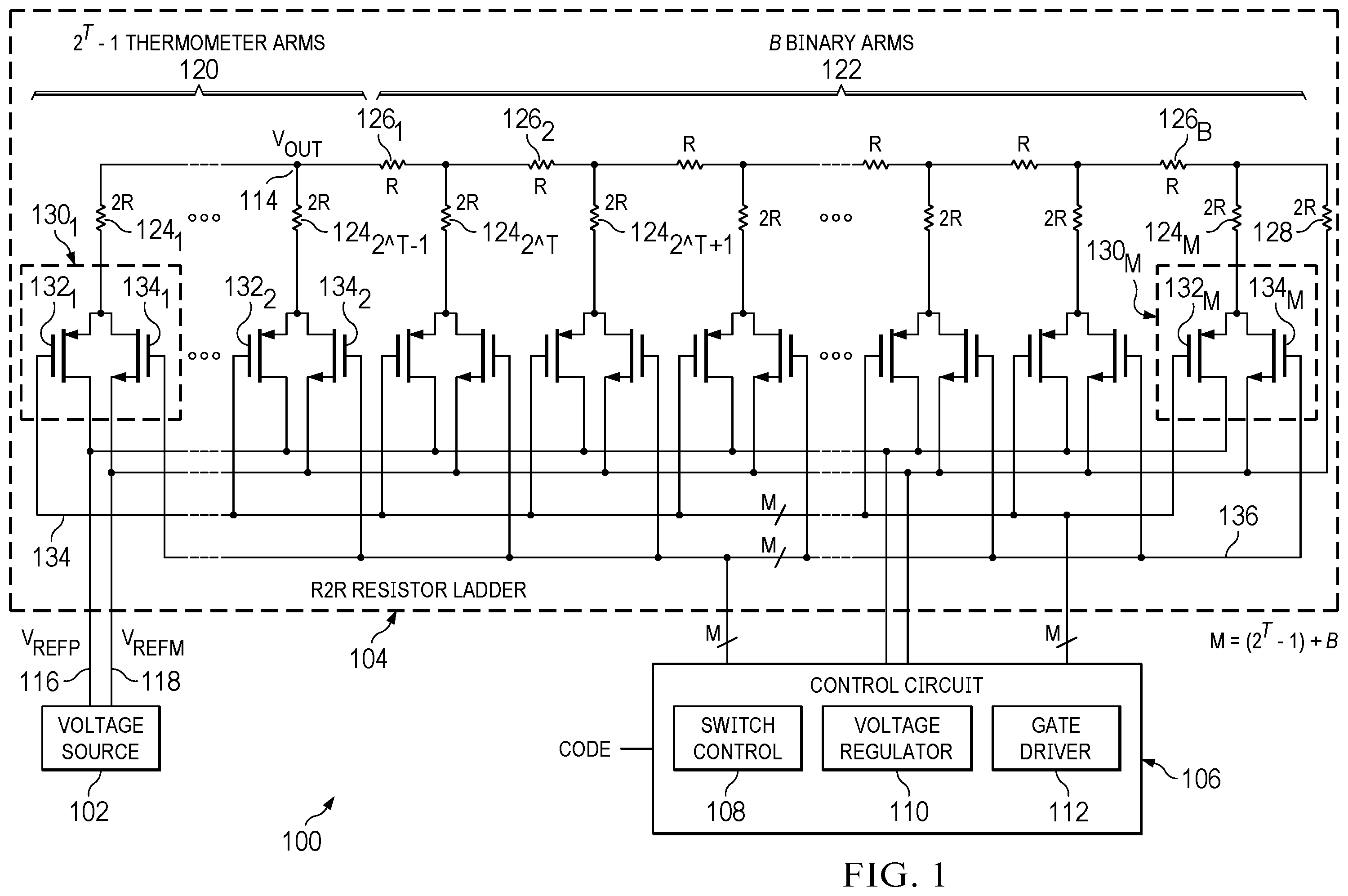 Patent US12445145 Figure 1 – Voltage regulator for switch control