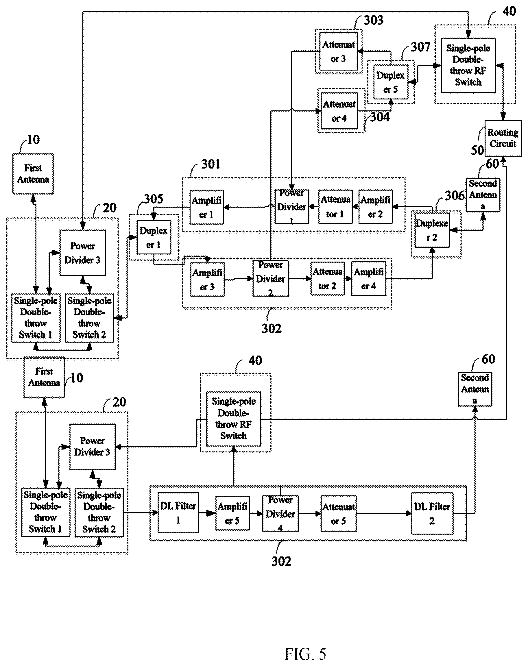 Patent US12445163 Figure 5 – Signal communication terminal and signal communication system