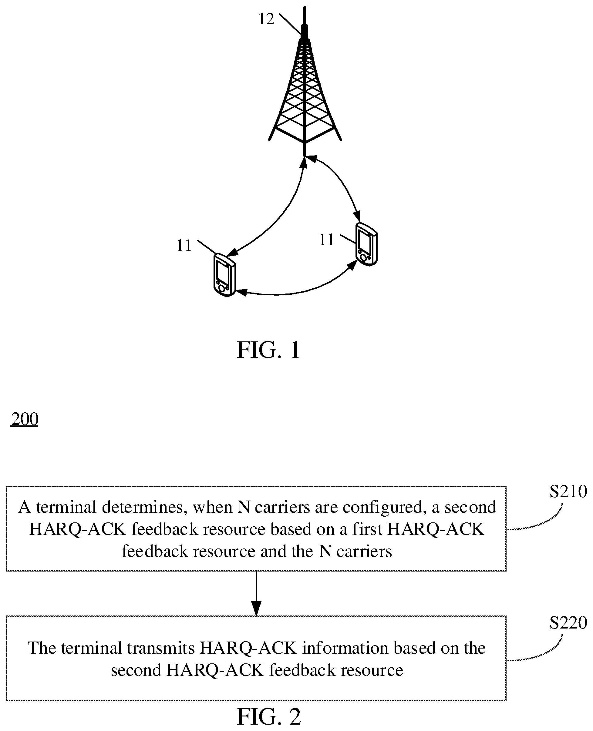 Patent US12445234 Figure 1 – Method, apparatus, and terminal for feeding back HARQ-ACK information
