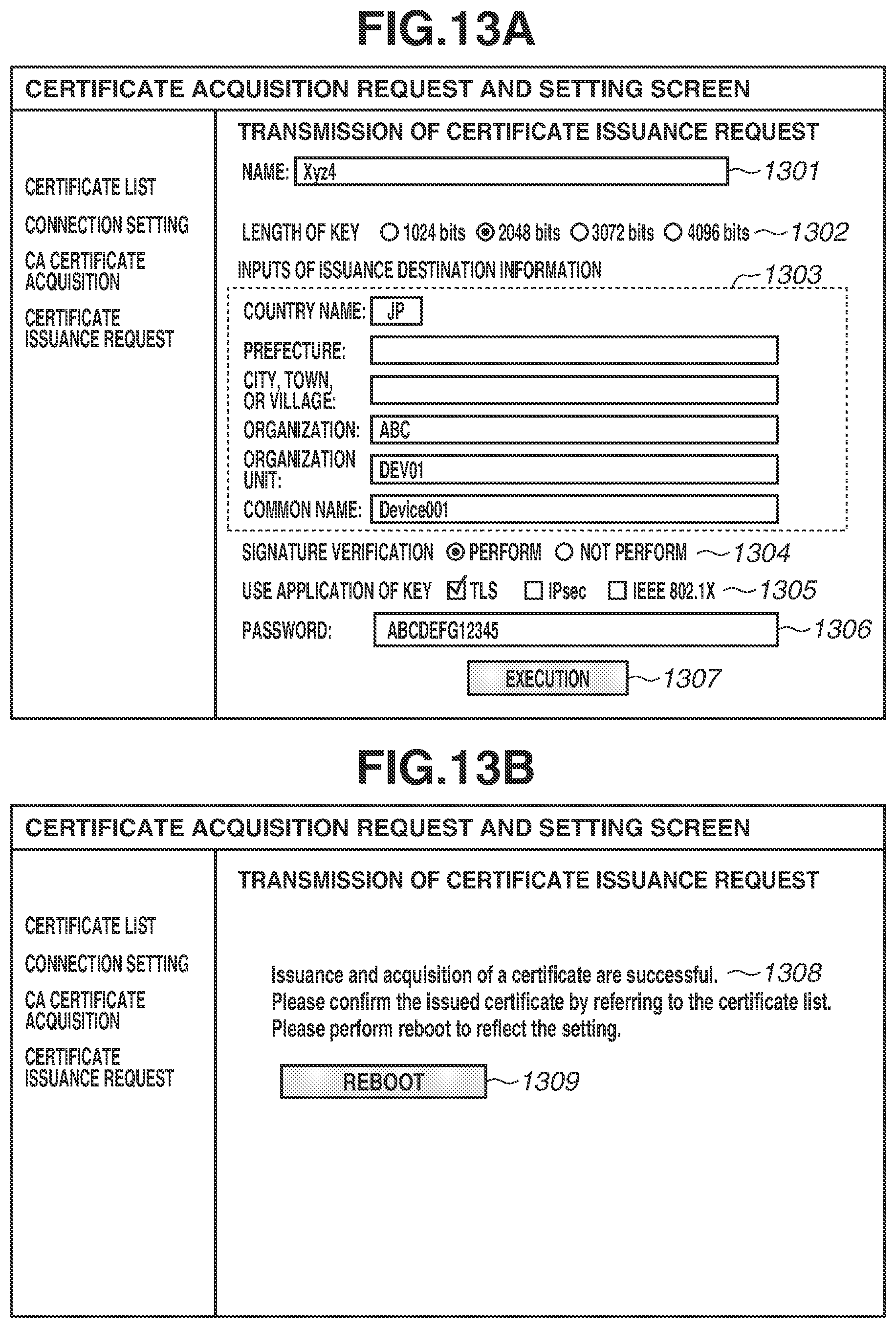 Patent US12445309 Figure 13 – Information processing apparatus, control method for information processing apparatus, and storage medium