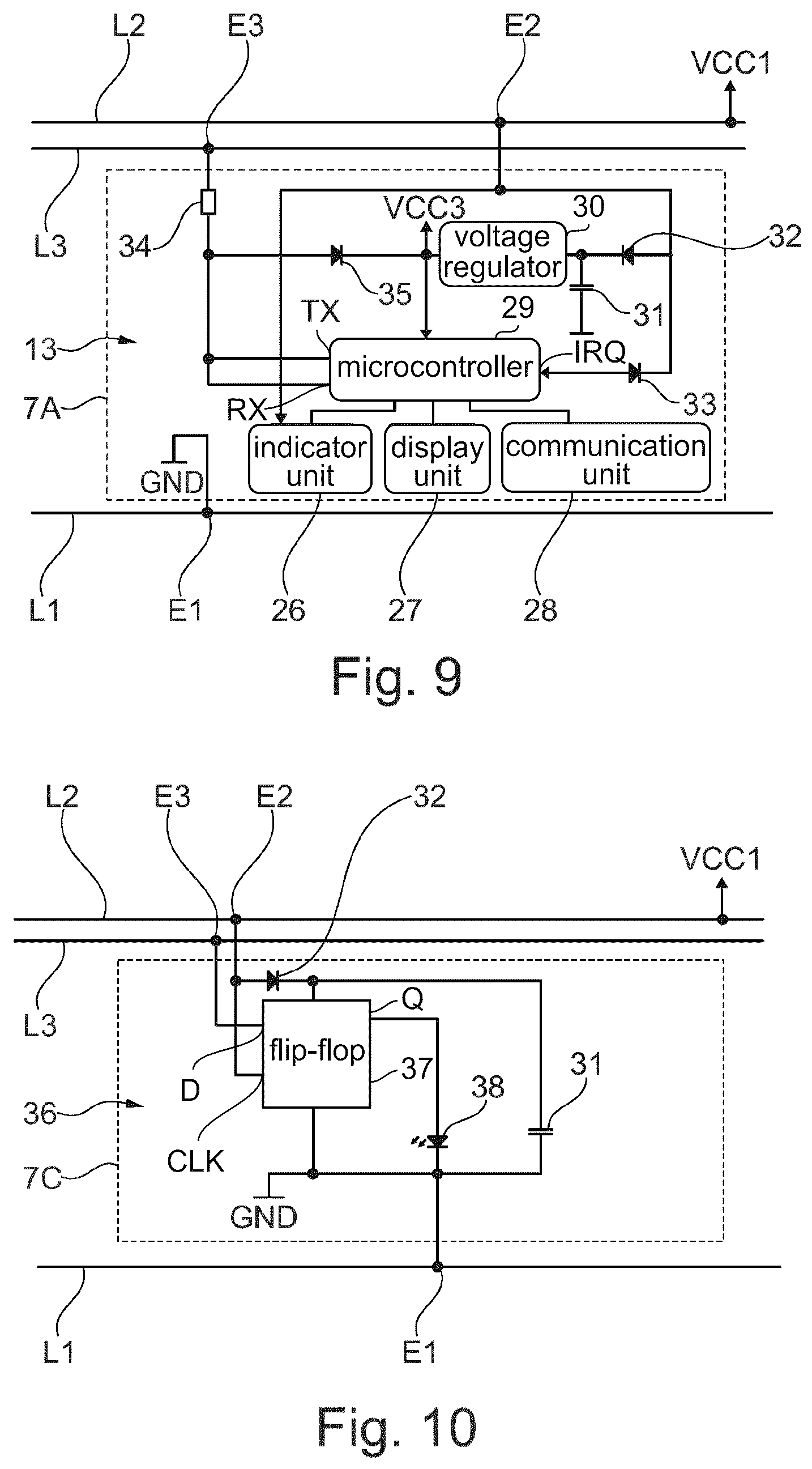 Patent US12445318 Figure 5 – Bus system and support device comprising such a bus system