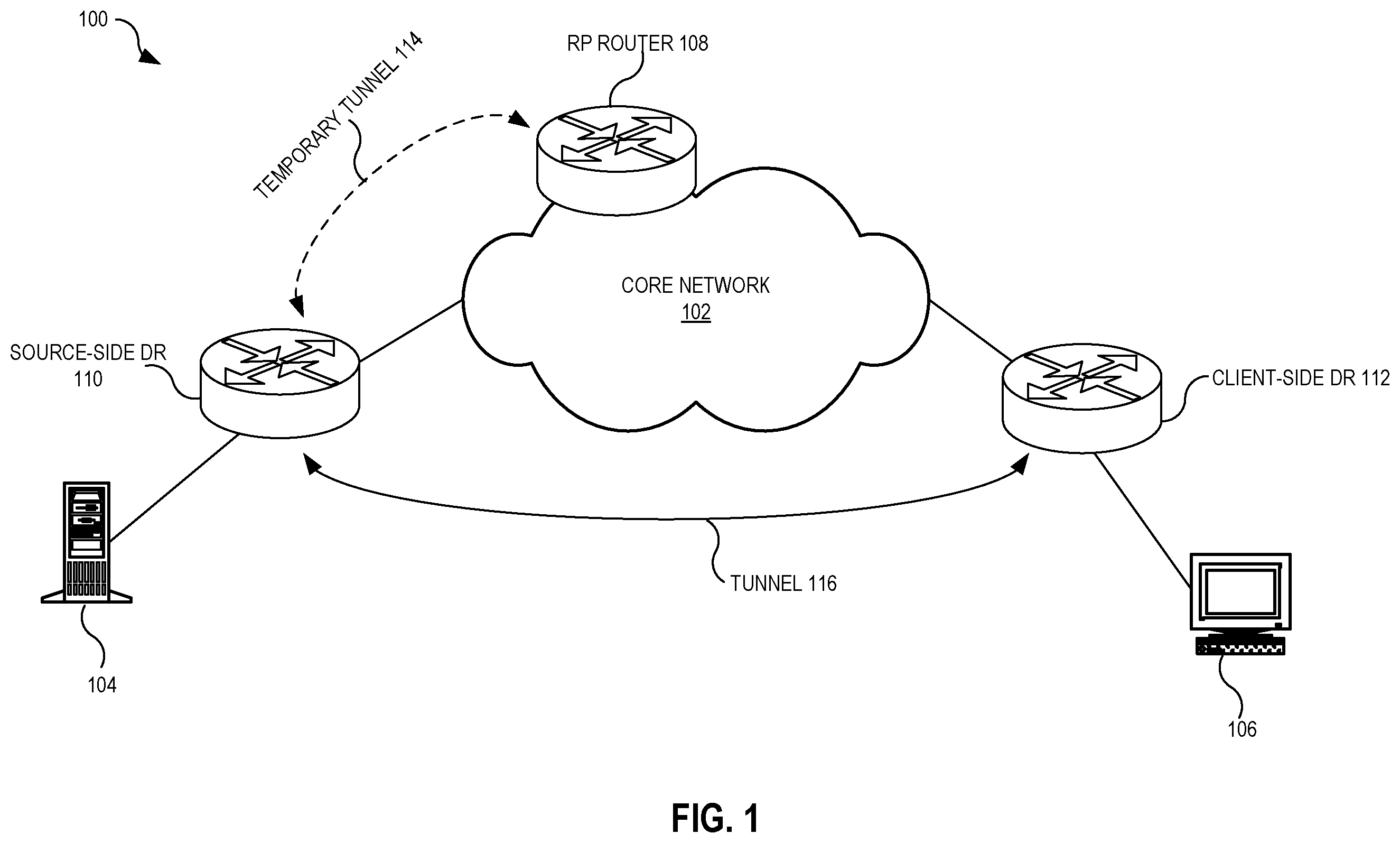 Patent US12445368 Figure 1 – Hardware offload of multicast control plane functions