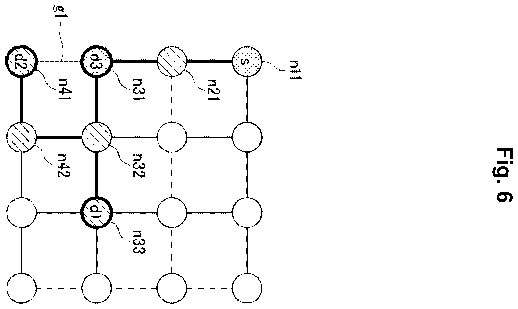 Patent US12445371 Figure 6 – Communication path finding device, communication path finding method, and program
