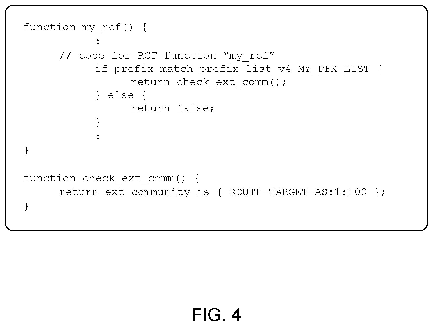 Patent US12445375 Figure 4 – Determining applicability of routing control function at point of application