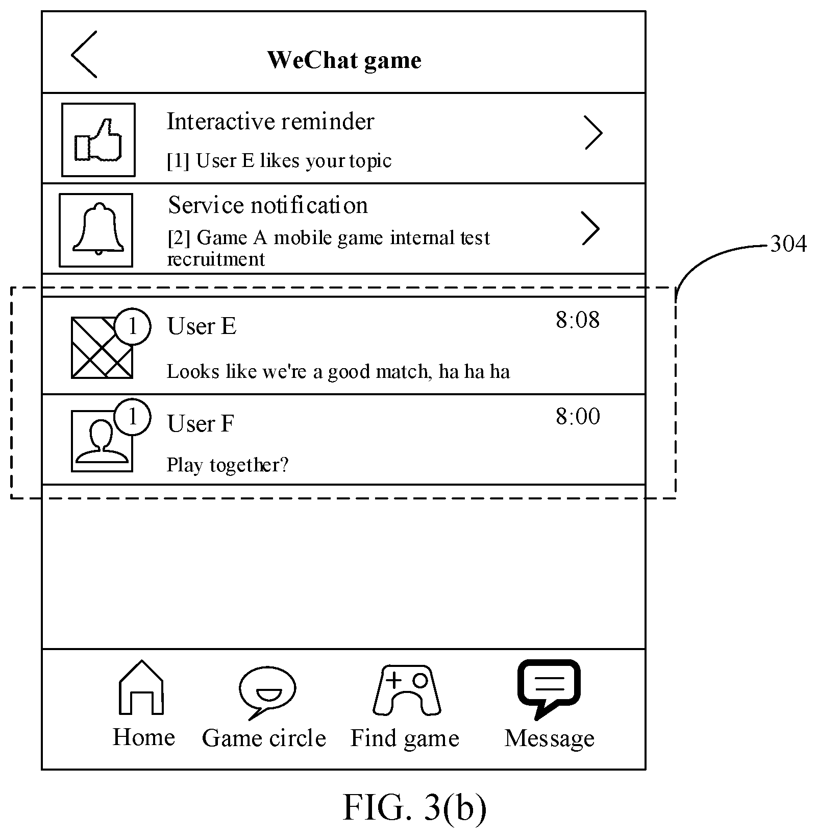 Patent US12445397 Figure 3 – Communication method and apparatus based on avatar interaction interface, and computer device