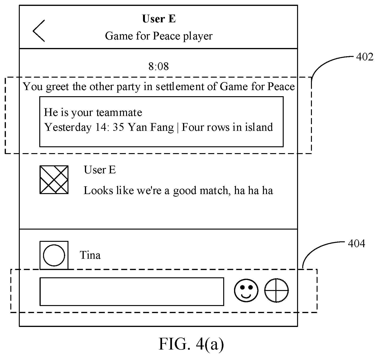 Patent US12445397 Figure 4 – Communication method and apparatus based on avatar interaction interface, and computer device