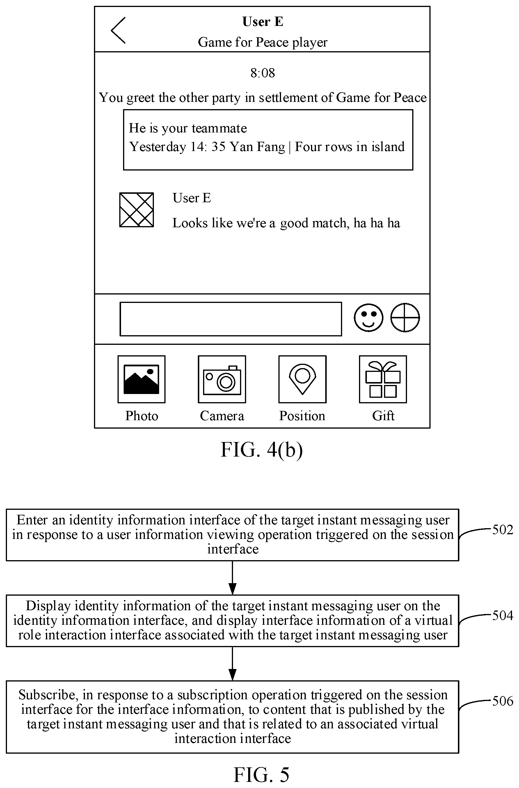 Patent US12445397 Figure 5 – Communication method and apparatus based on avatar interaction interface, and computer device
