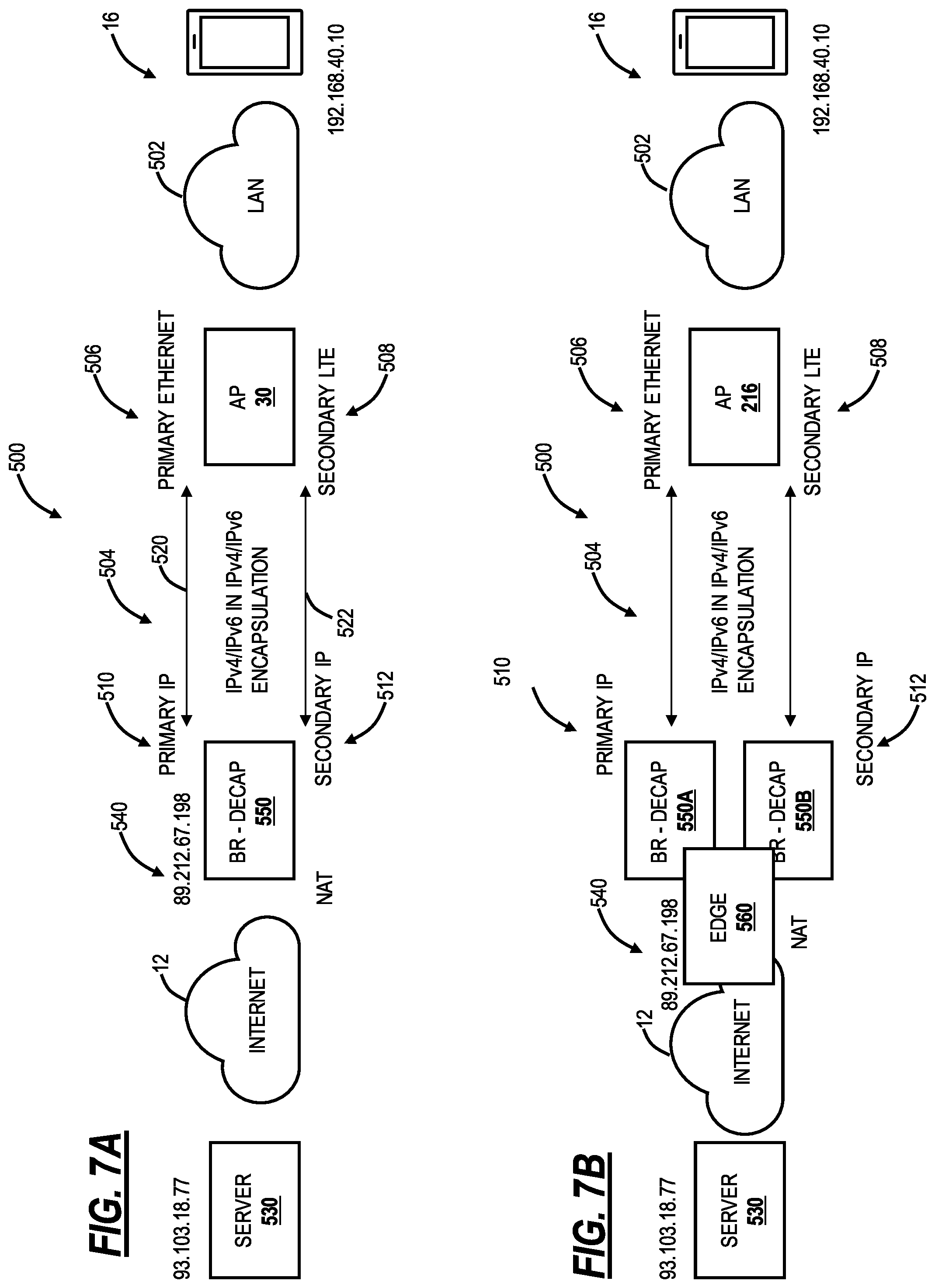 Patent US12445408 Figure 7 – IPv4-in-IPv6 relaying systems and methods to preserve IPv4 public addresses