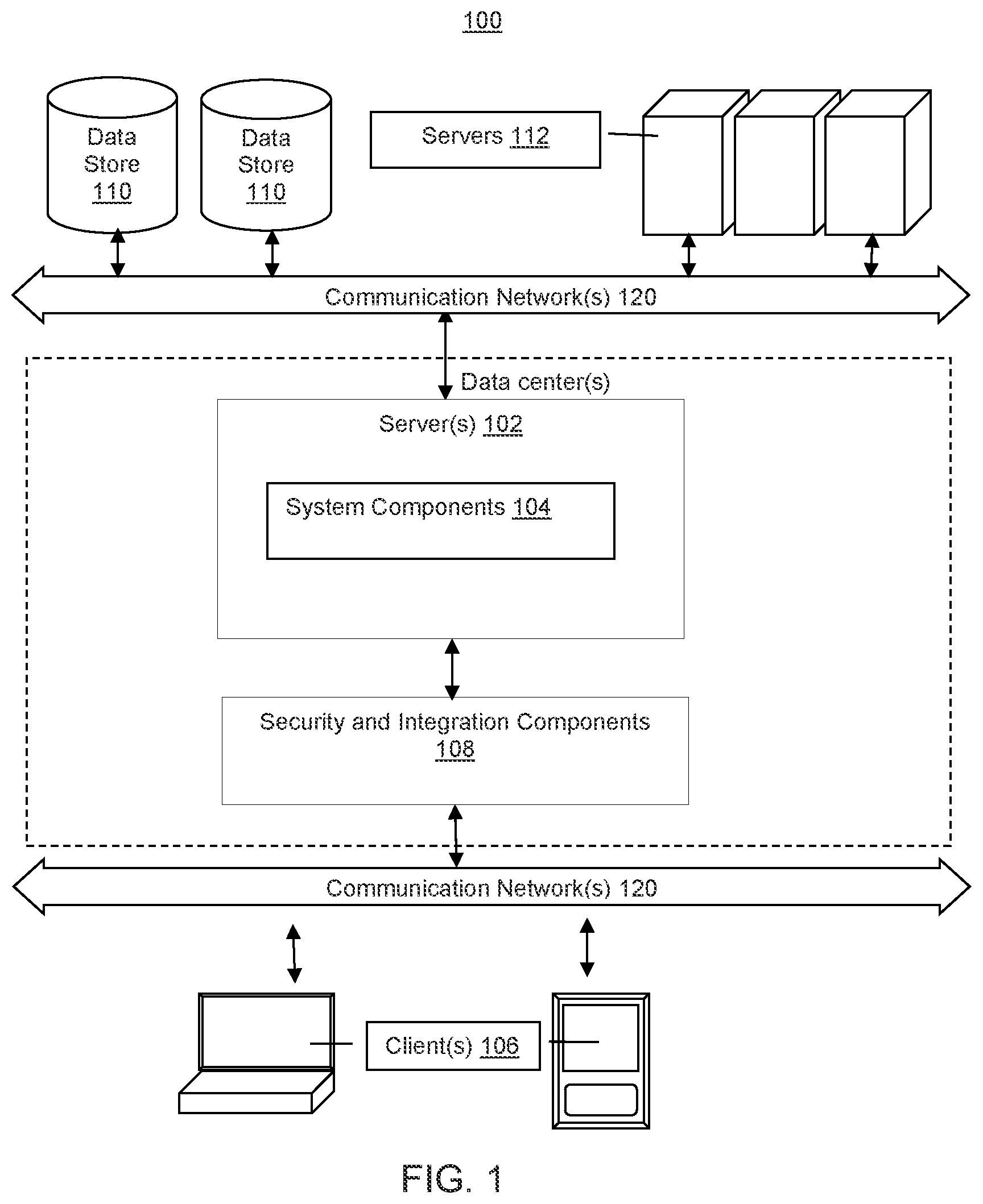 Patent US12445444 — Whitelist-authenticated image and interactive service — Figure 1