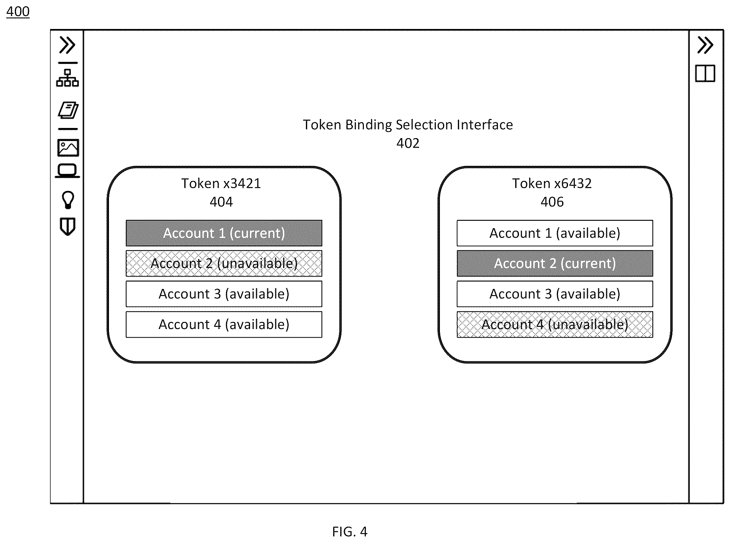Patent US12445447 Figure 4 – Systems and methods for validating network operations between user accounts through access tokens