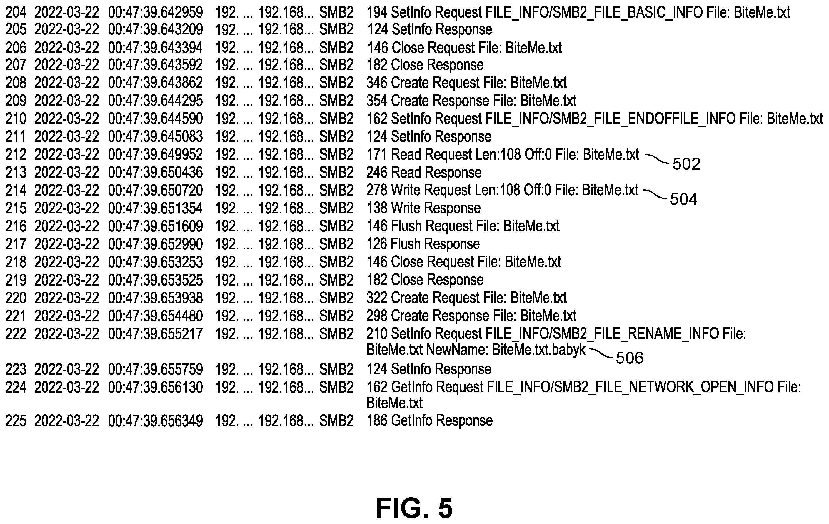 Patent US12445484 Figure 6 – Inline ransomware detection via server message block (SMB) traffic