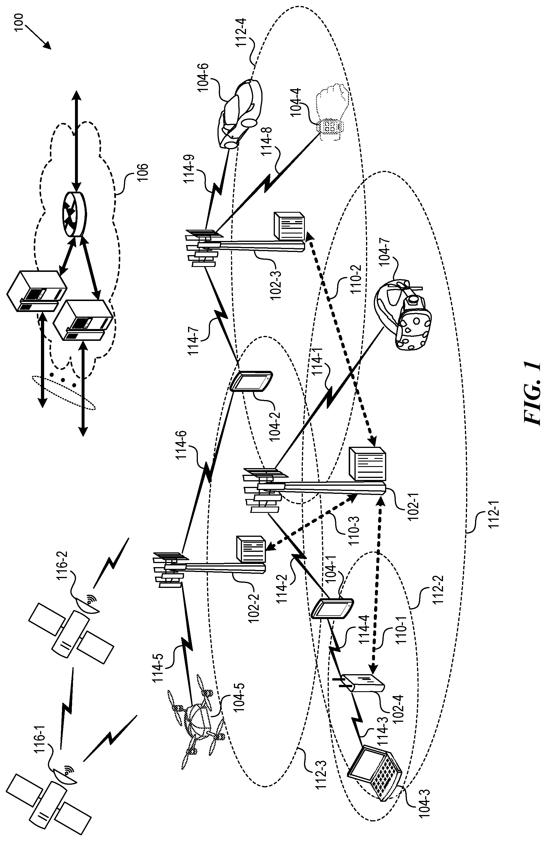 Patent US12445502 — IP multimedia subsystem (IMS) originated branded calling — Figure 1