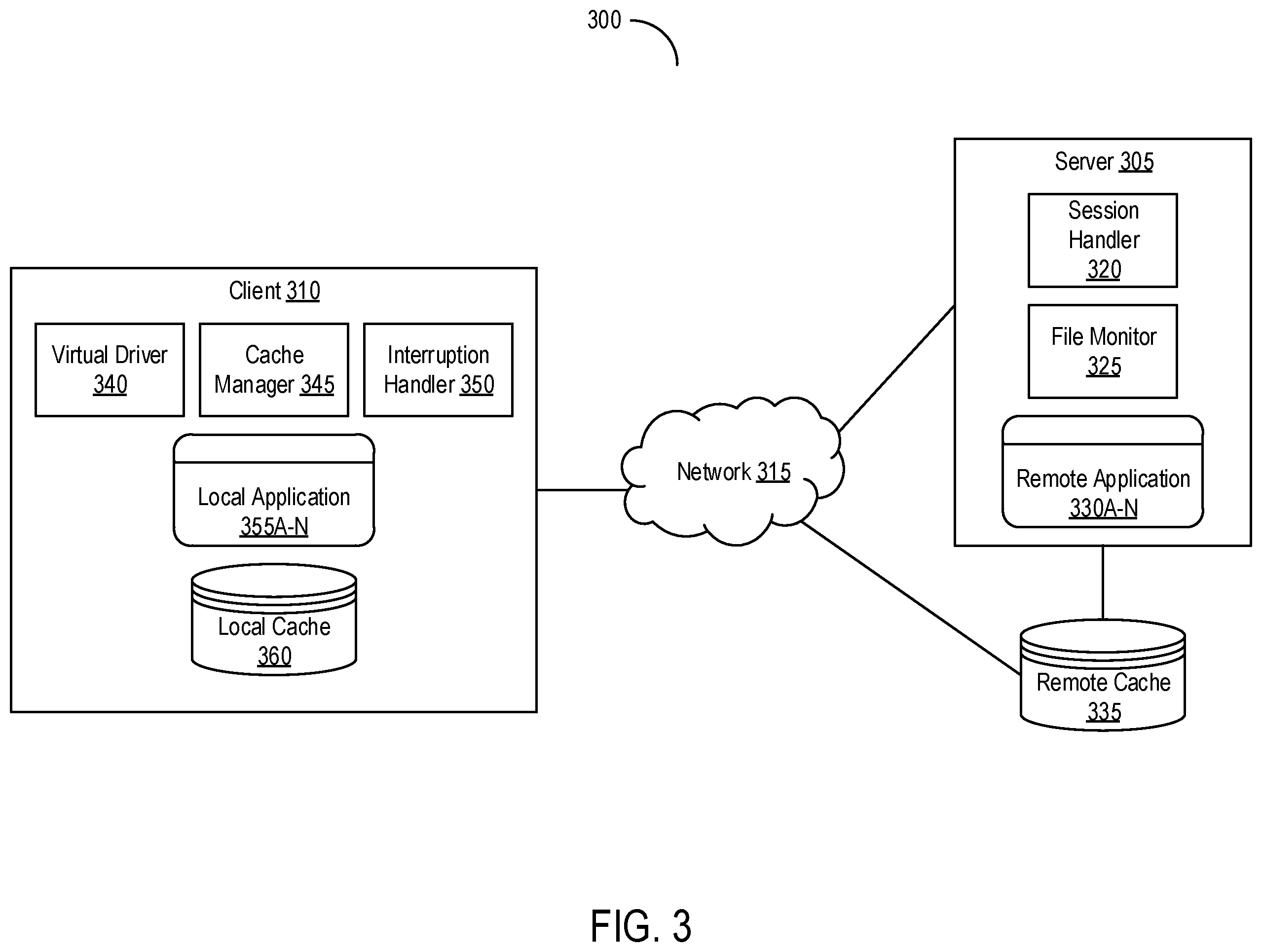 Patent US12445515 Figure 4 – Accessing files from virtual desktops and applications during interruptions to connectivity