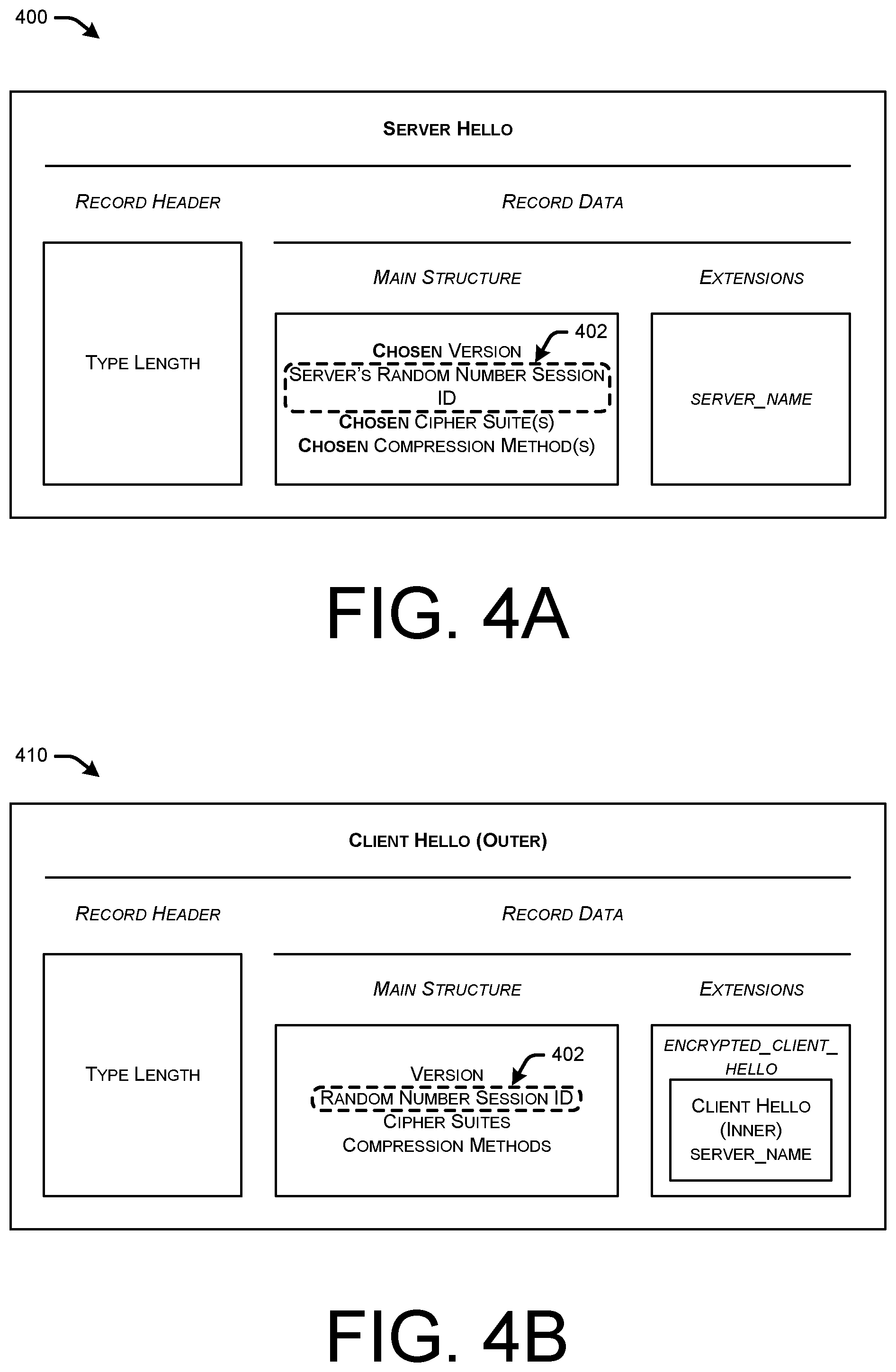 Patent US12445527 Figure 4 – Using client-hello for intelligent routing and firewalling in multipath secure access systems