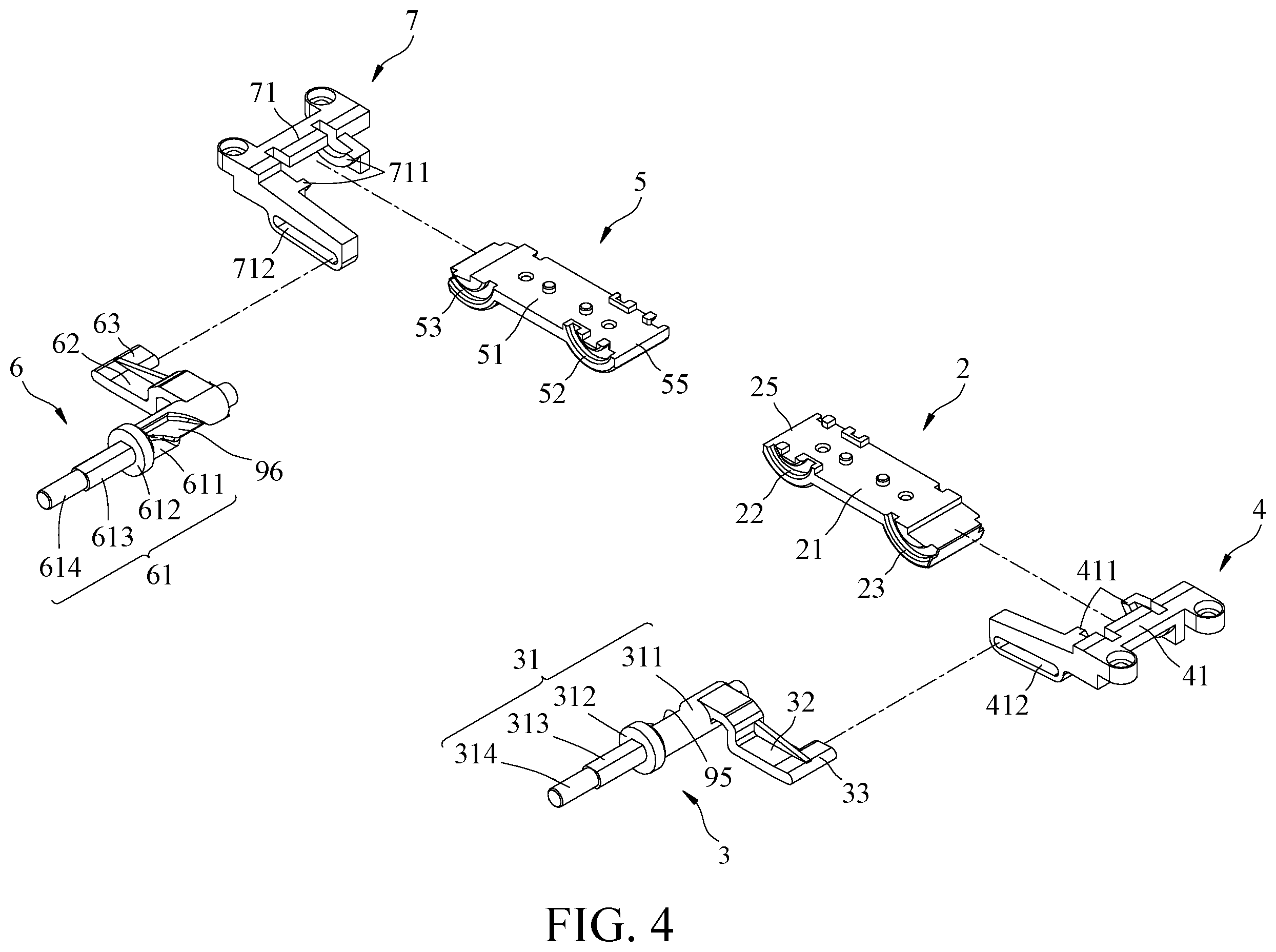 Patent US12445544 Figure 4 – Foldable electronic device