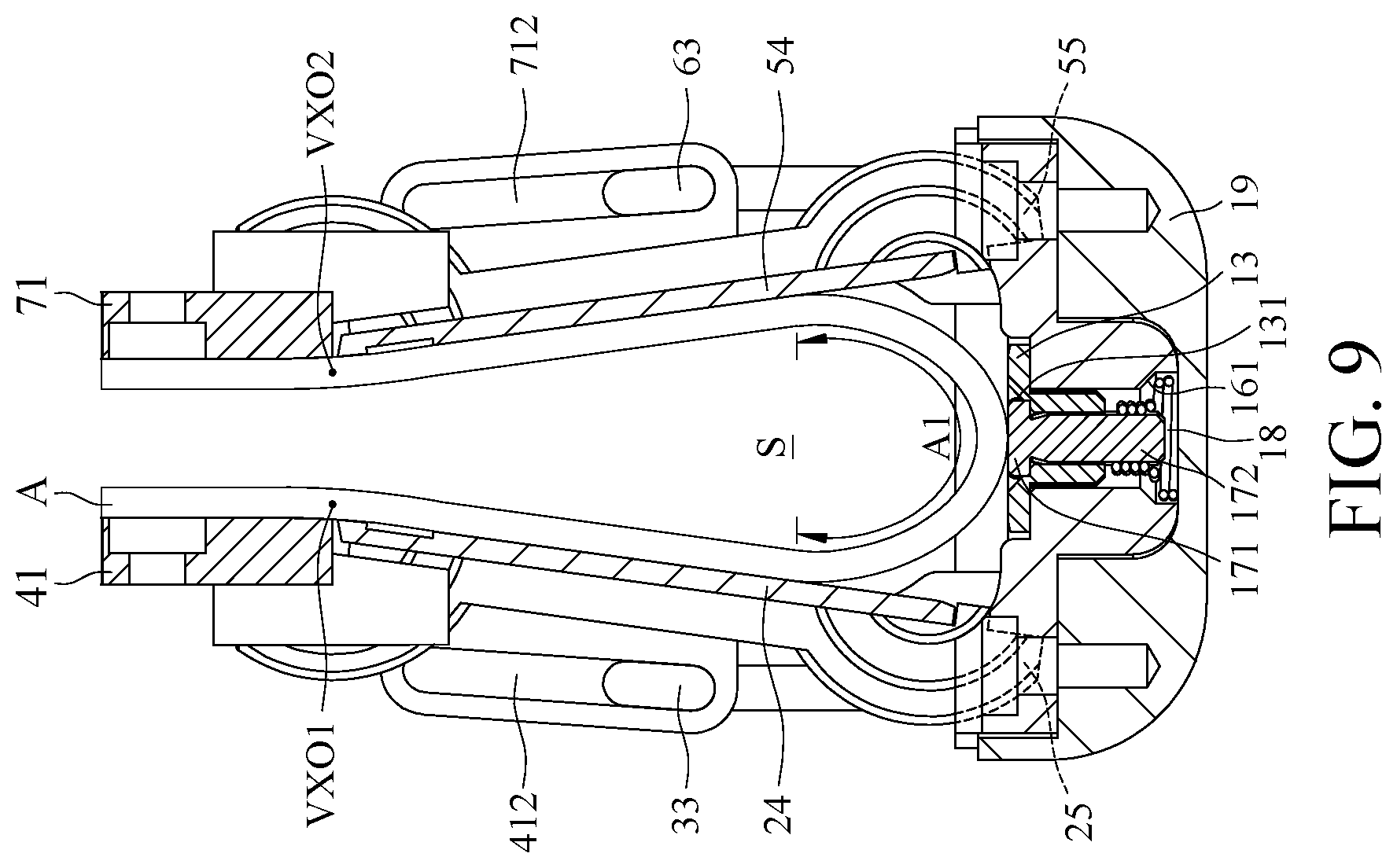 Patent US12445544 Figure 10 – Foldable electronic device