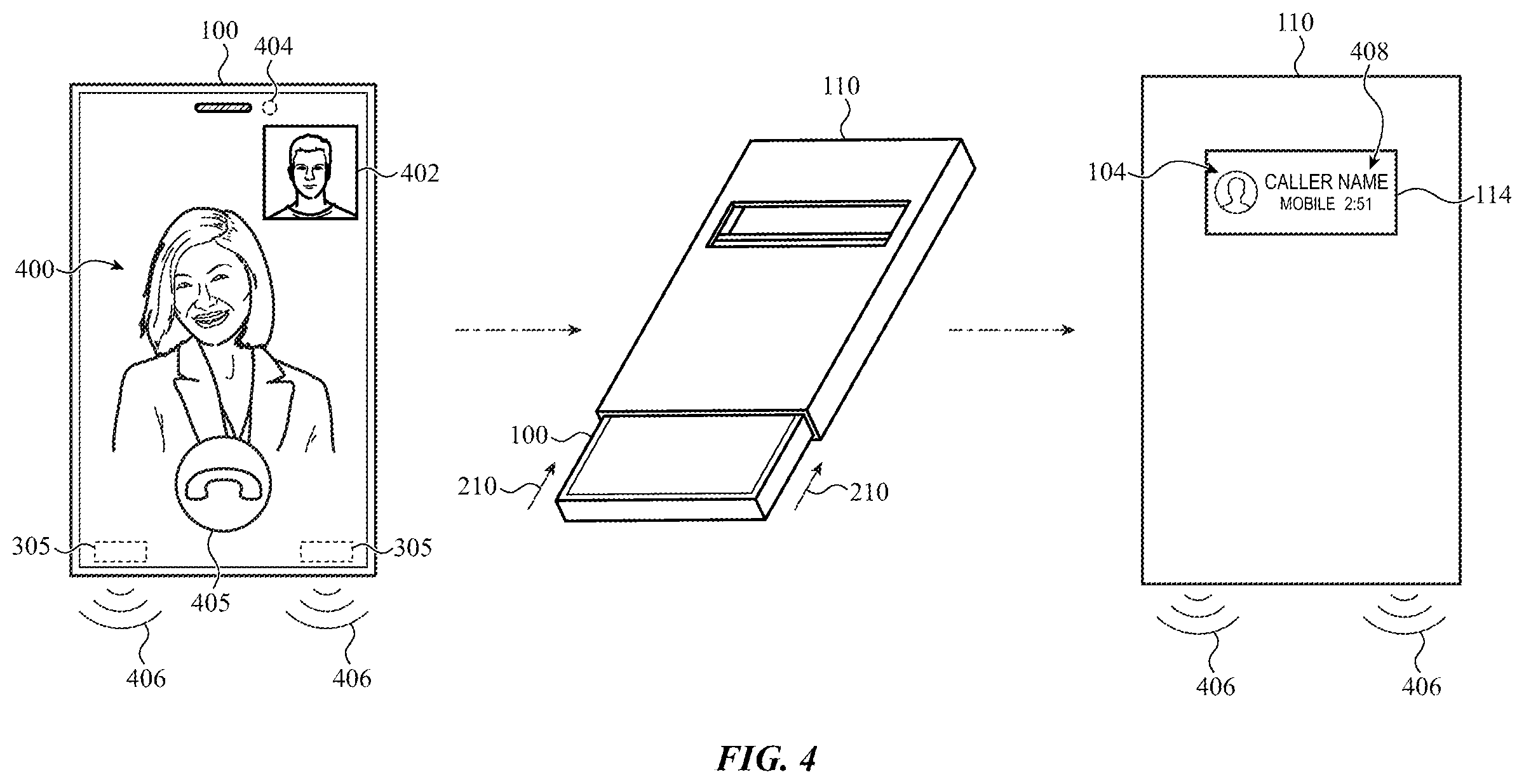 Patent US12445548 Figure 7 – Dynamic user interface schemes for an electronic device based on detected accessory devices