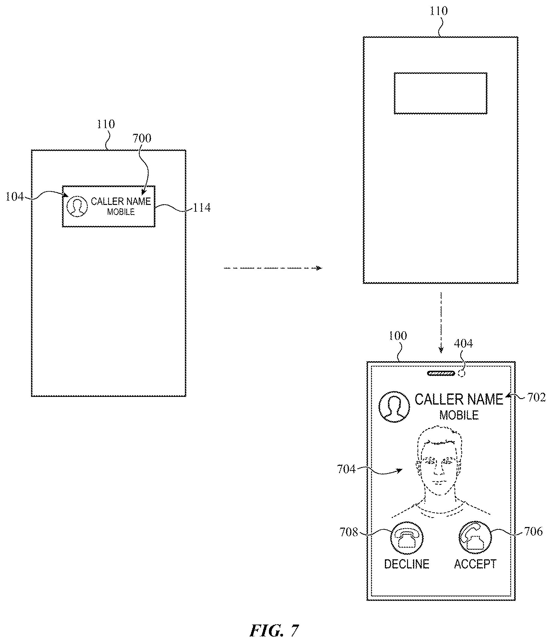 Patent US12445548 Figure 11 – Dynamic user interface schemes for an electronic device based on detected accessory devices