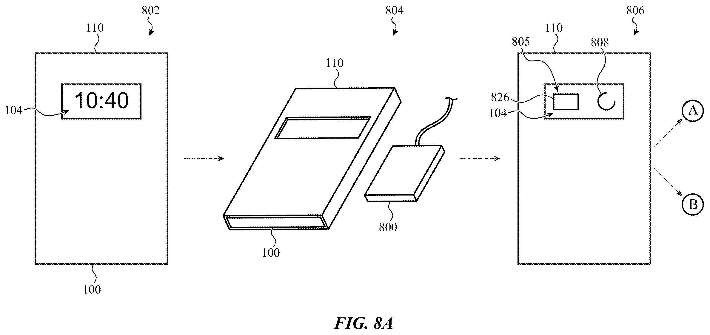 Patent US12445548 Figure 12 – Dynamic user interface schemes for an electronic device based on detected accessory devices