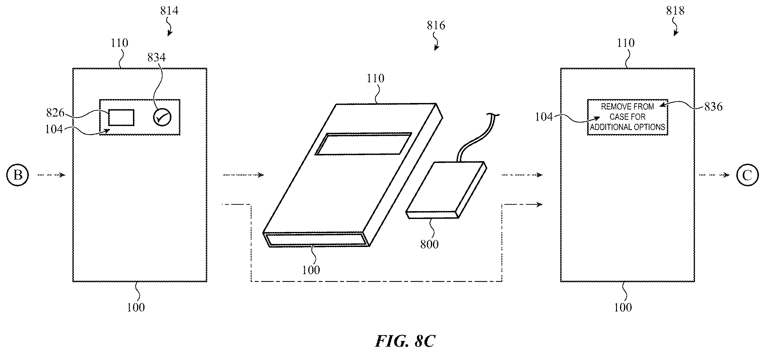 Patent US12445548 Figure 14 – Dynamic user interface schemes for an electronic device based on detected accessory devices
