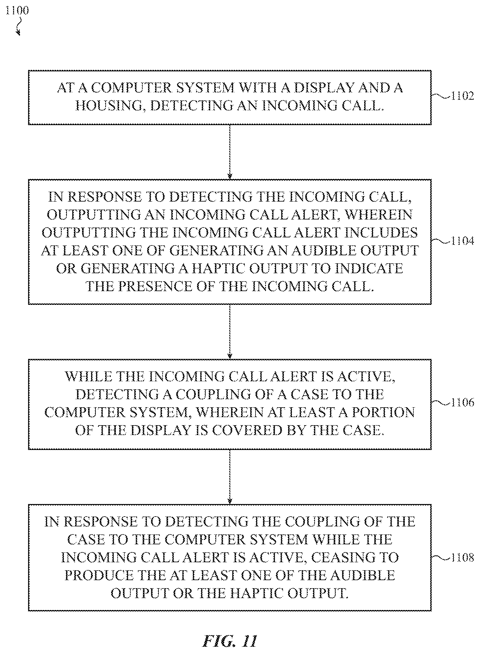 Patent US12445548 Figure 19 – Dynamic user interface schemes for an electronic device based on detected accessory devices