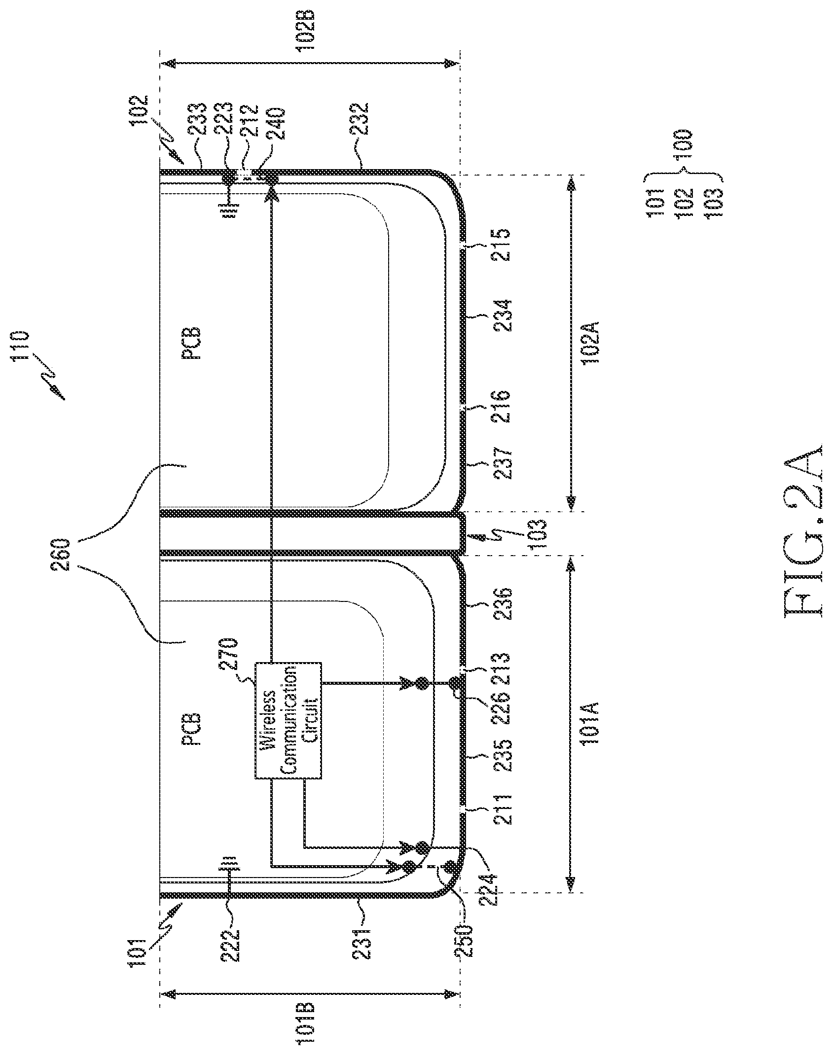 Patent US12445549 Figure 3 – Antenna structure for improving radiation performance and electronic device including same