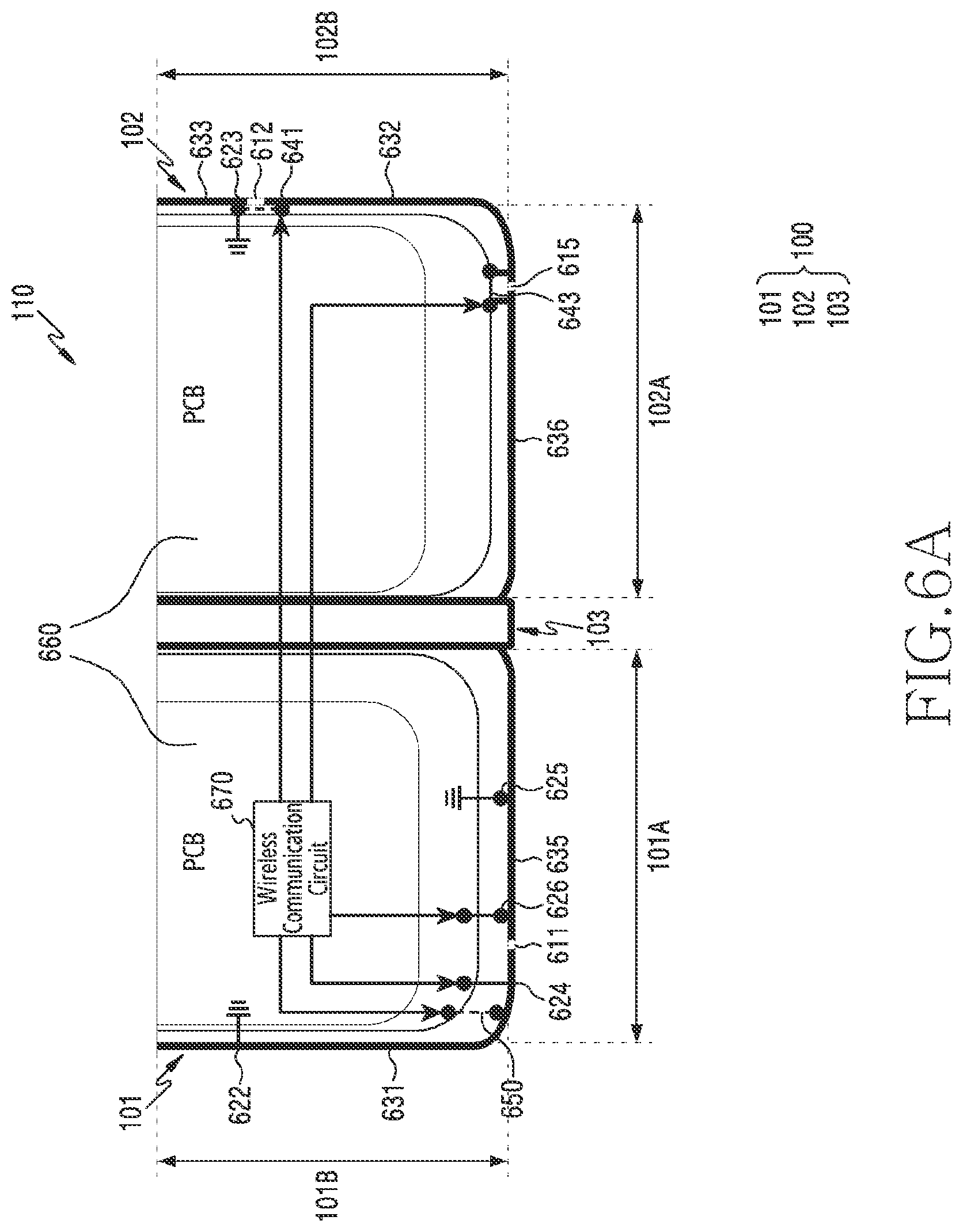 Patent US12445549 Figure 12 – Antenna structure for improving radiation performance and electronic device including same