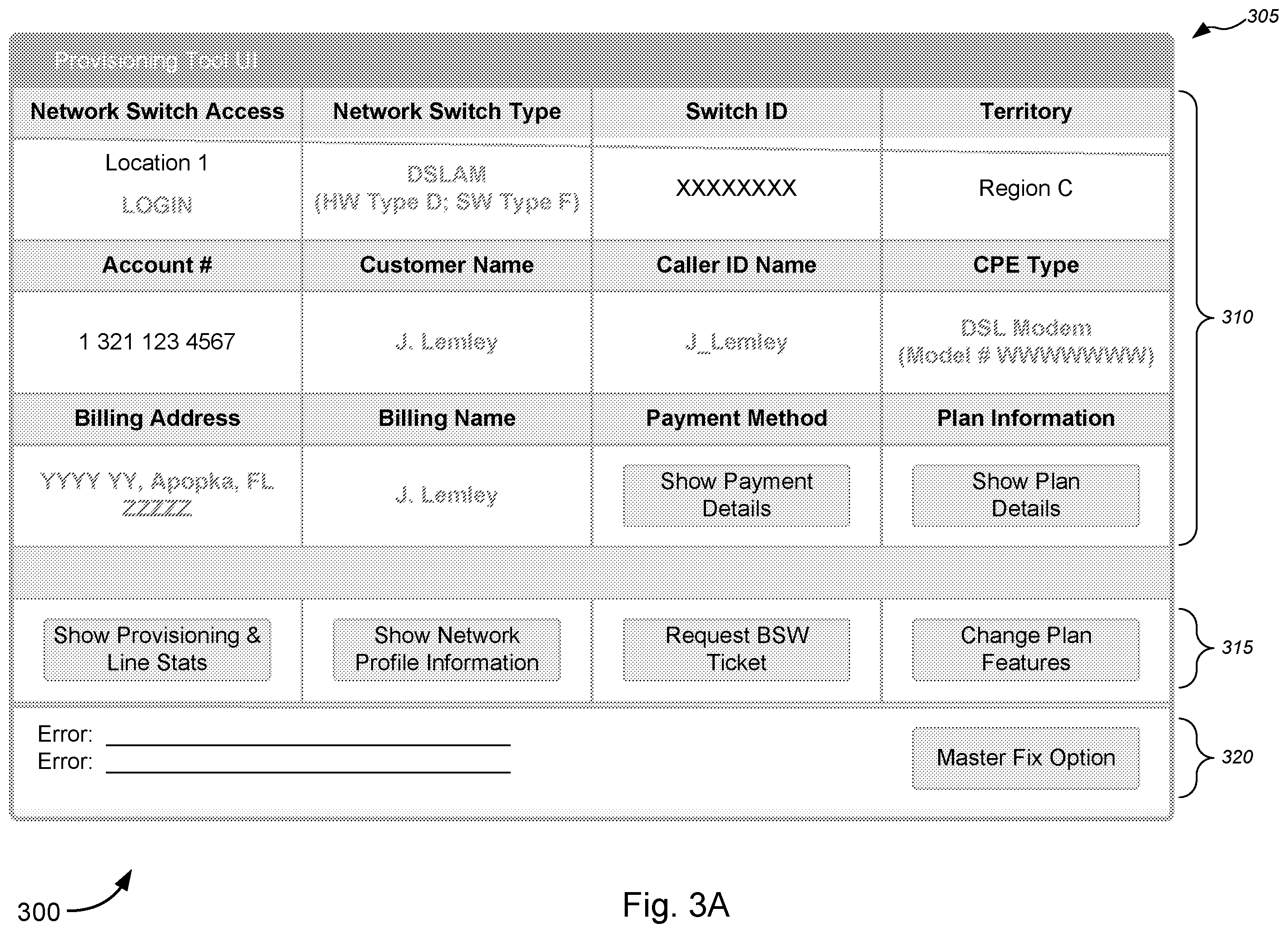 Patent US12445553 Figure 3 – Provisioning tool—call center-based automated interface with network switches for internet service diagnostics and provisioning