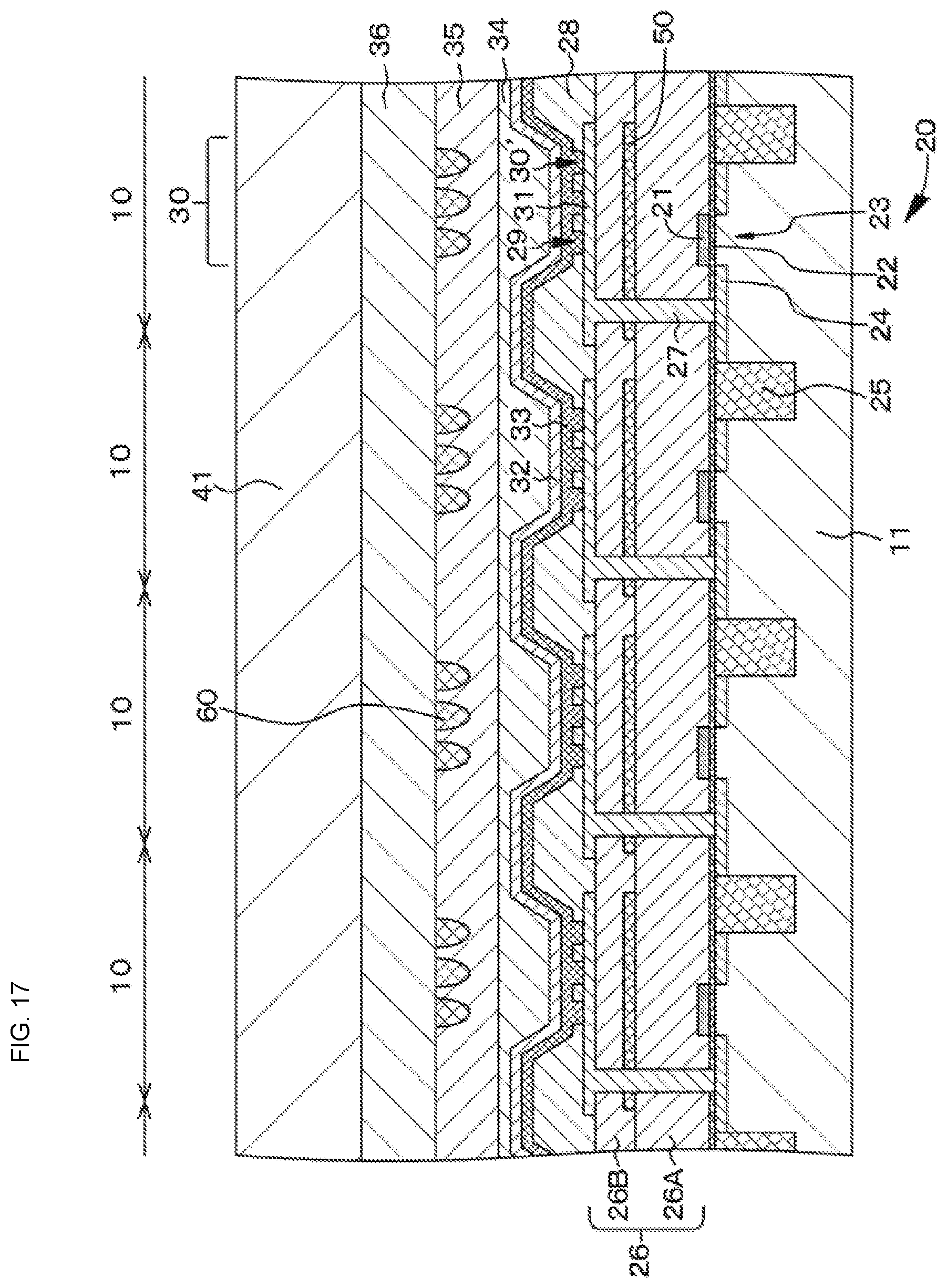 Patent US12445580 Figure 17 – Light-emitting element, display device and surface-emitting device