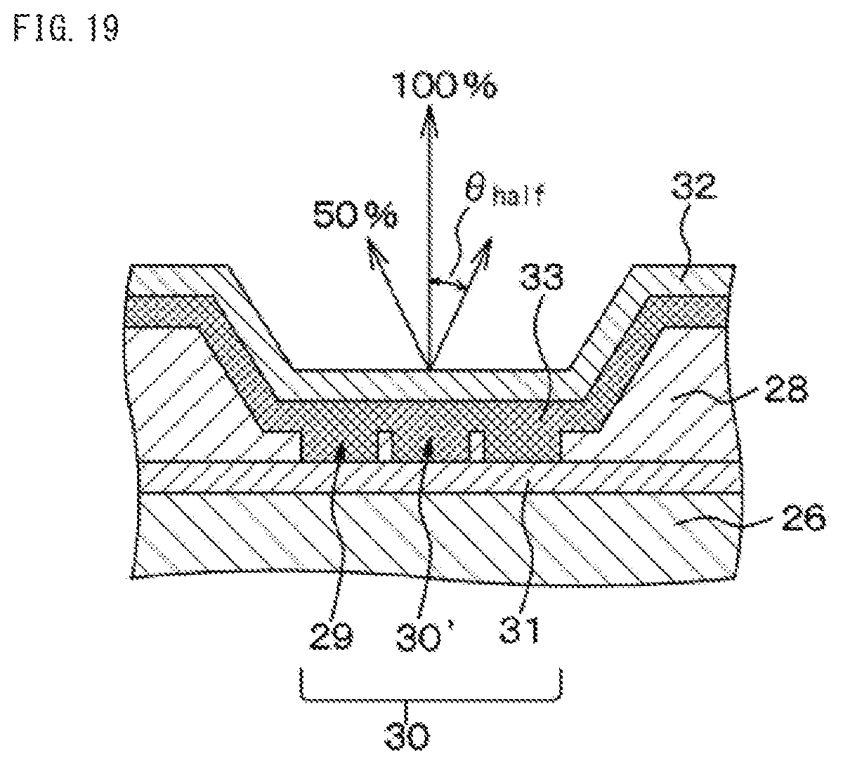 Patent US12445580 Figure 19 – Light-emitting element, display device and surface-emitting device