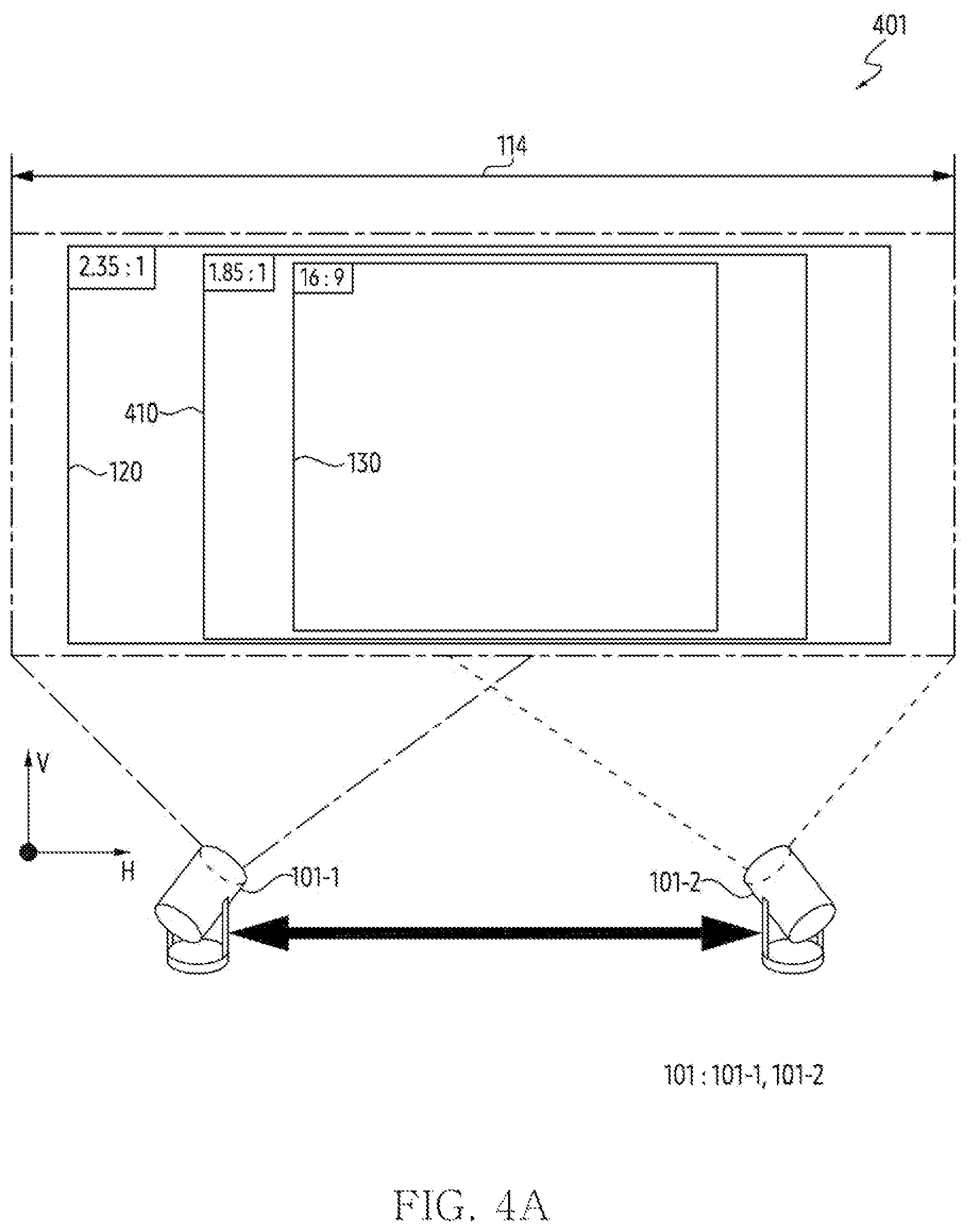 Patent US12445582 Figure 6 – Electronic device for displaying visual object associated with aspect ratio of combinations of projection areas and method thereof