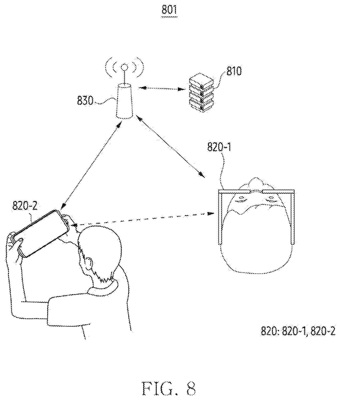 Patent US12445582 Figure 14 – Electronic device for displaying visual object associated with aspect ratio of combinations of projection areas and method thereof