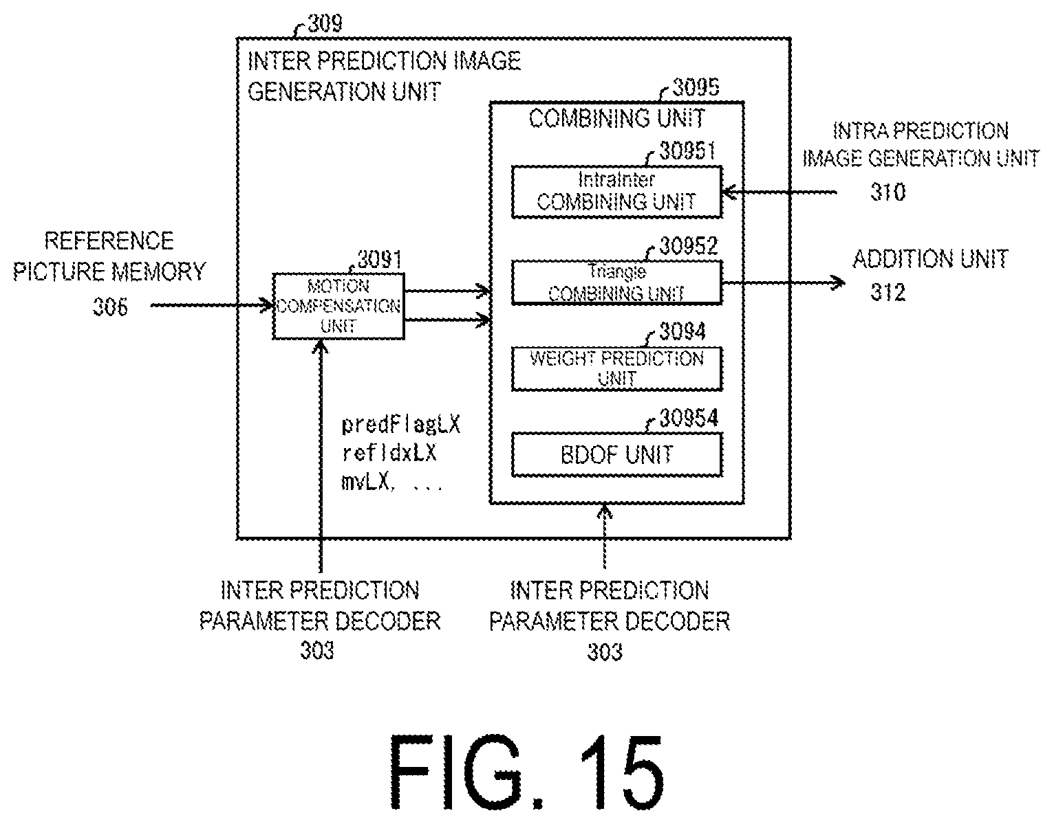 Patent US12445597 Figure 15 – Video decoding apparatus