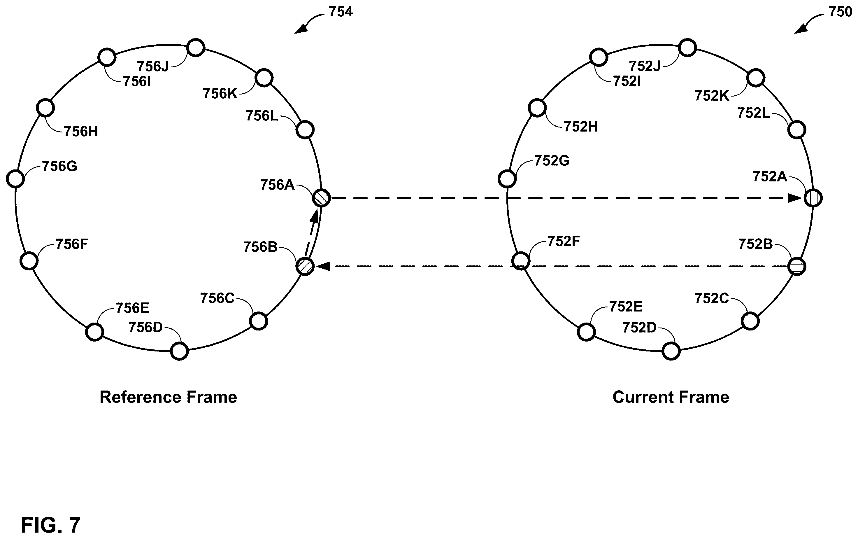 Patent US12445645 Figure 7 – Inter prediction coding for geometry point cloud compression