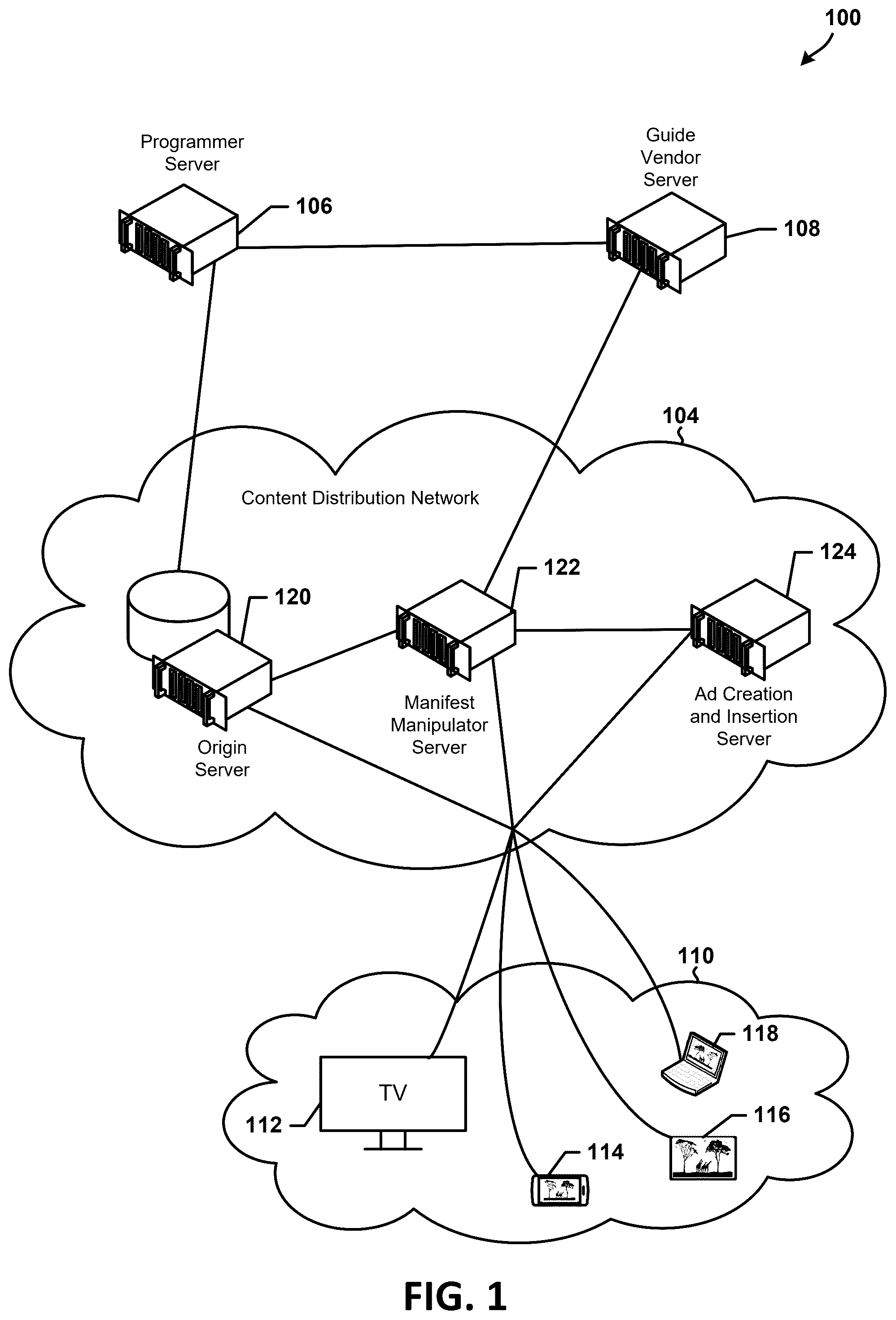Patent US12445663 Figure 1 – Apparatus and methods for a large language model with semantic audio for targeted advertising video stream
