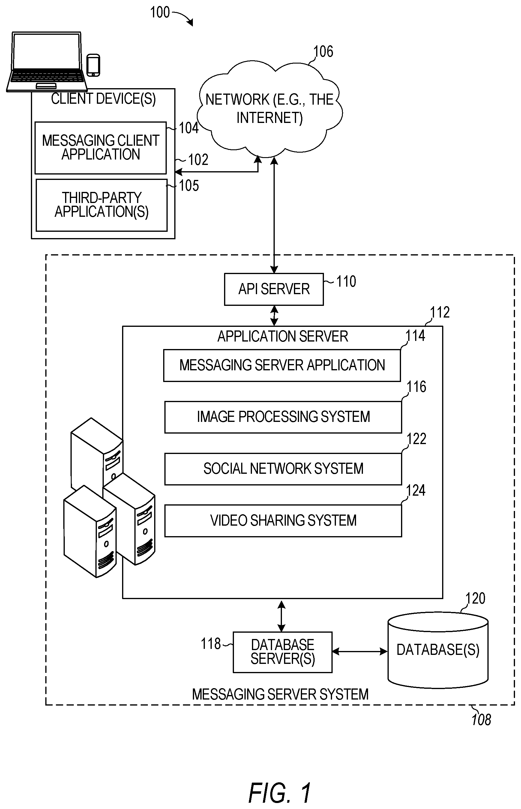Patent US12445686 Figure 1 – Video sharing system