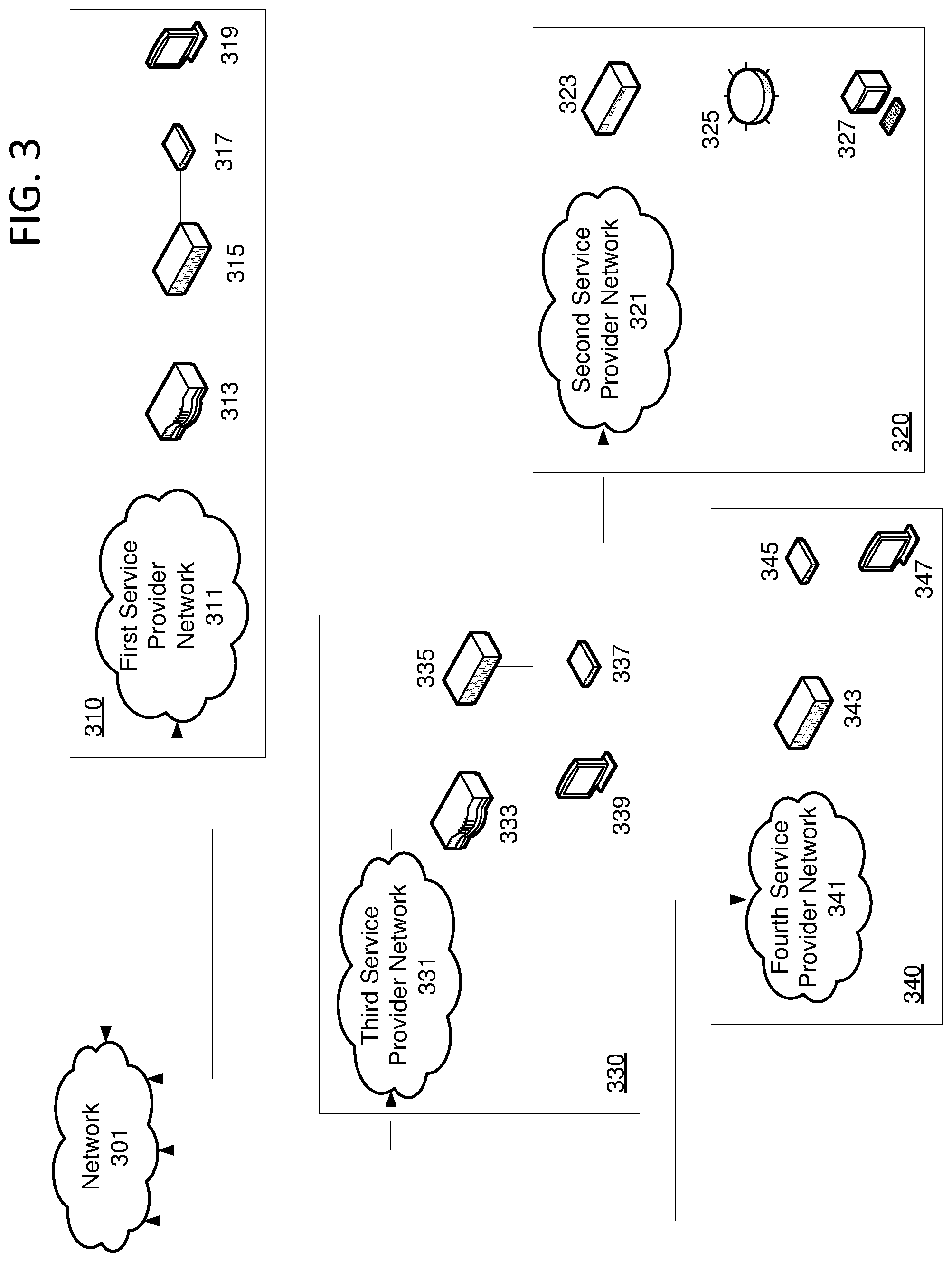 Patent US12445694 Figure 3 – Distribution of multiple signals of video content independently over a network