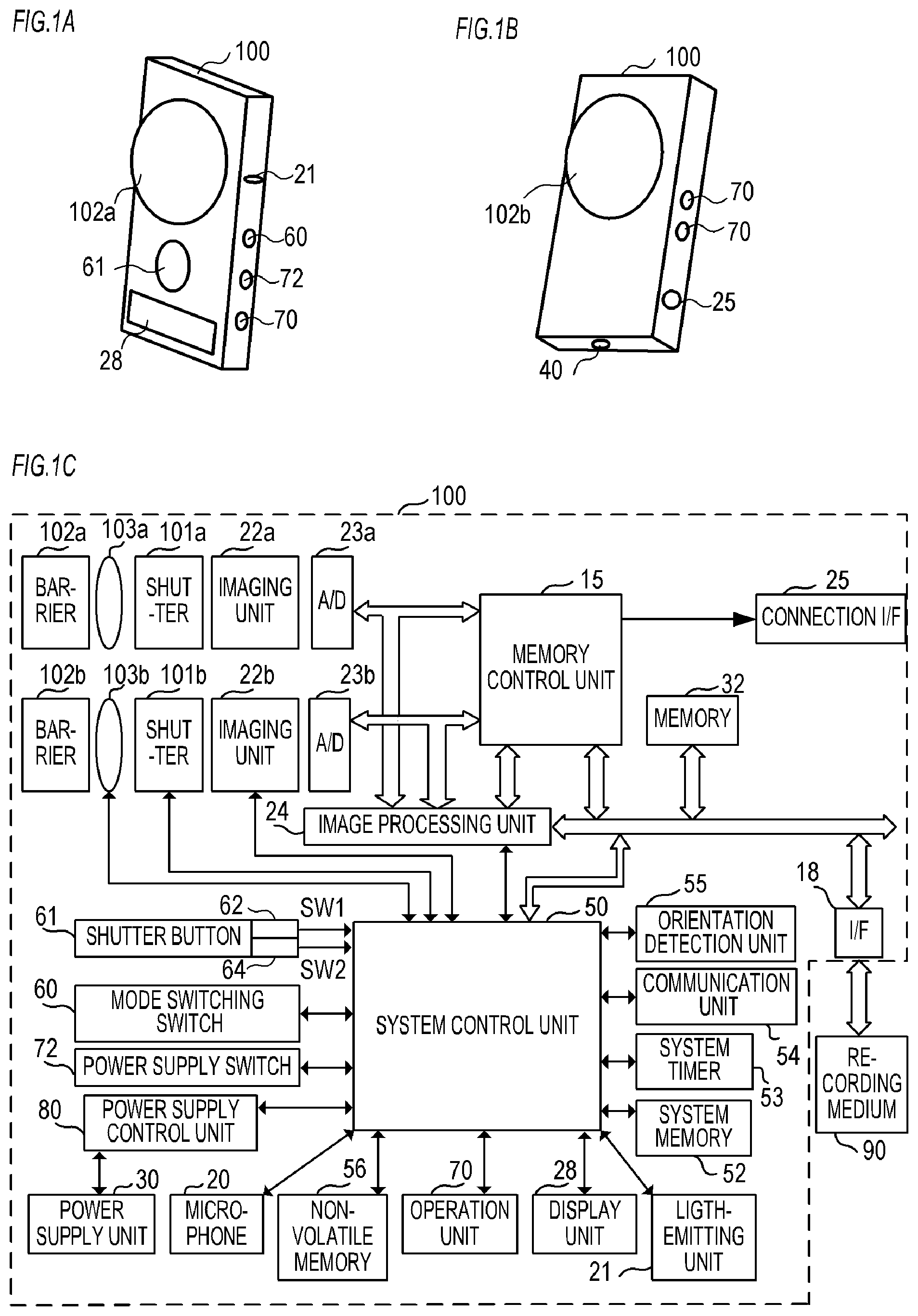 Patent US12445700 Figure 1 – Electronic device, control method of an electronic device, and non-transitory computer readable medium