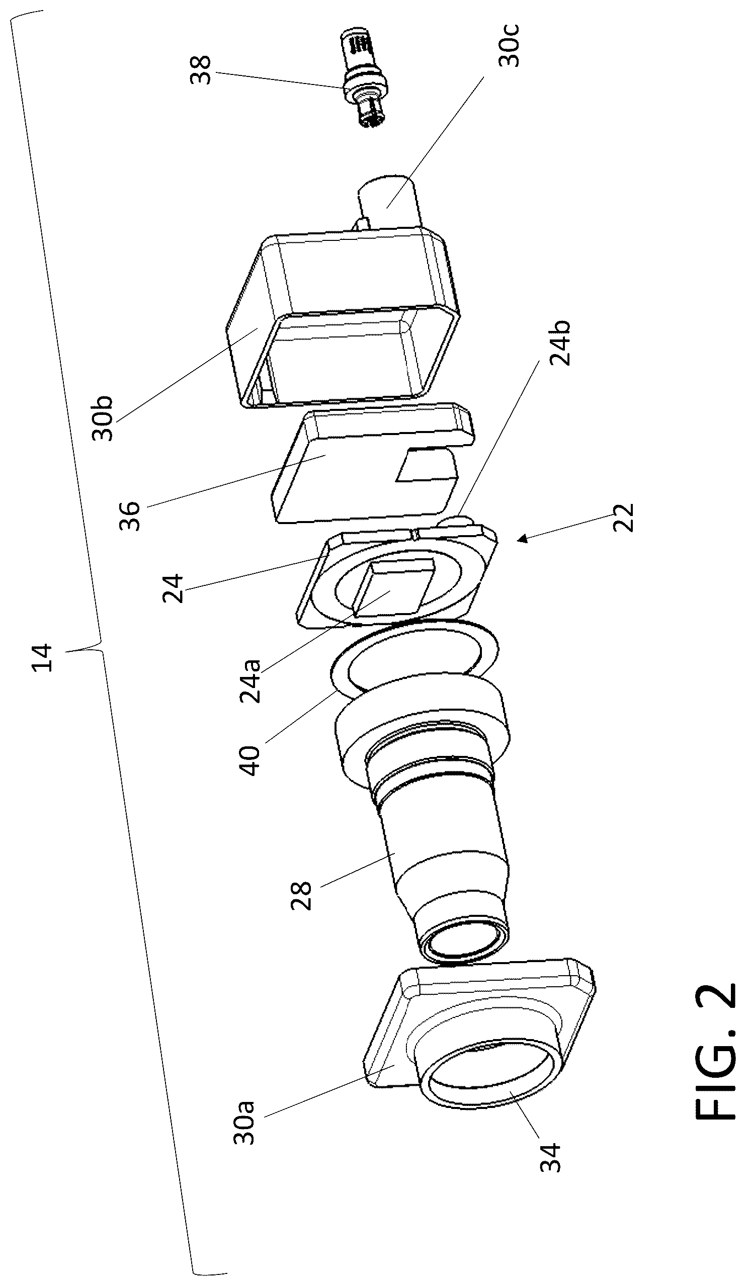 Patent US12445703 Figure 2 – Vehicular camera module