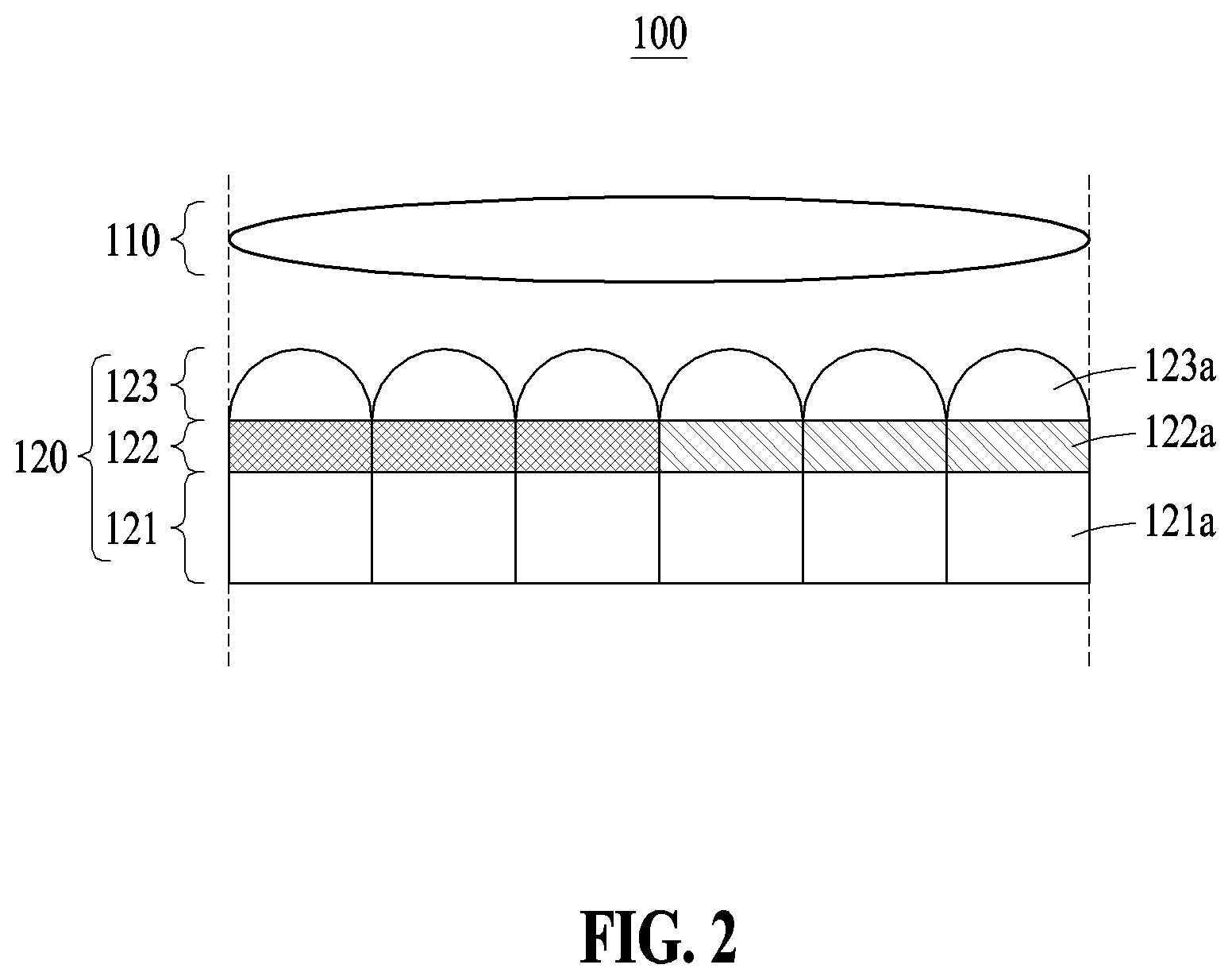 Patent US12445739 Figure 2 – Single image sensor for restoring images corresponding to various fields of view