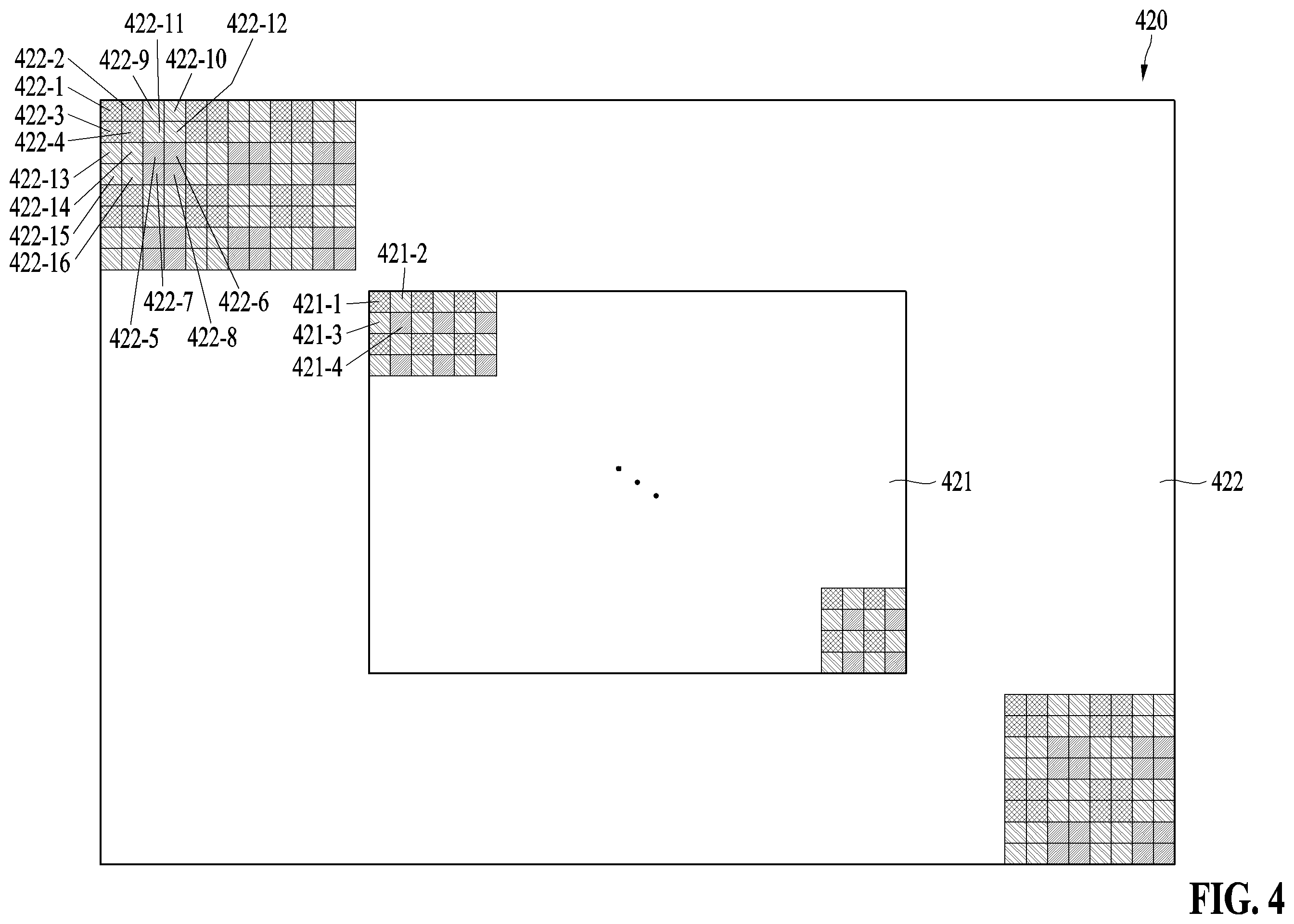 Patent US12445739 Figure 4 – Single image sensor for restoring images corresponding to various fields of view